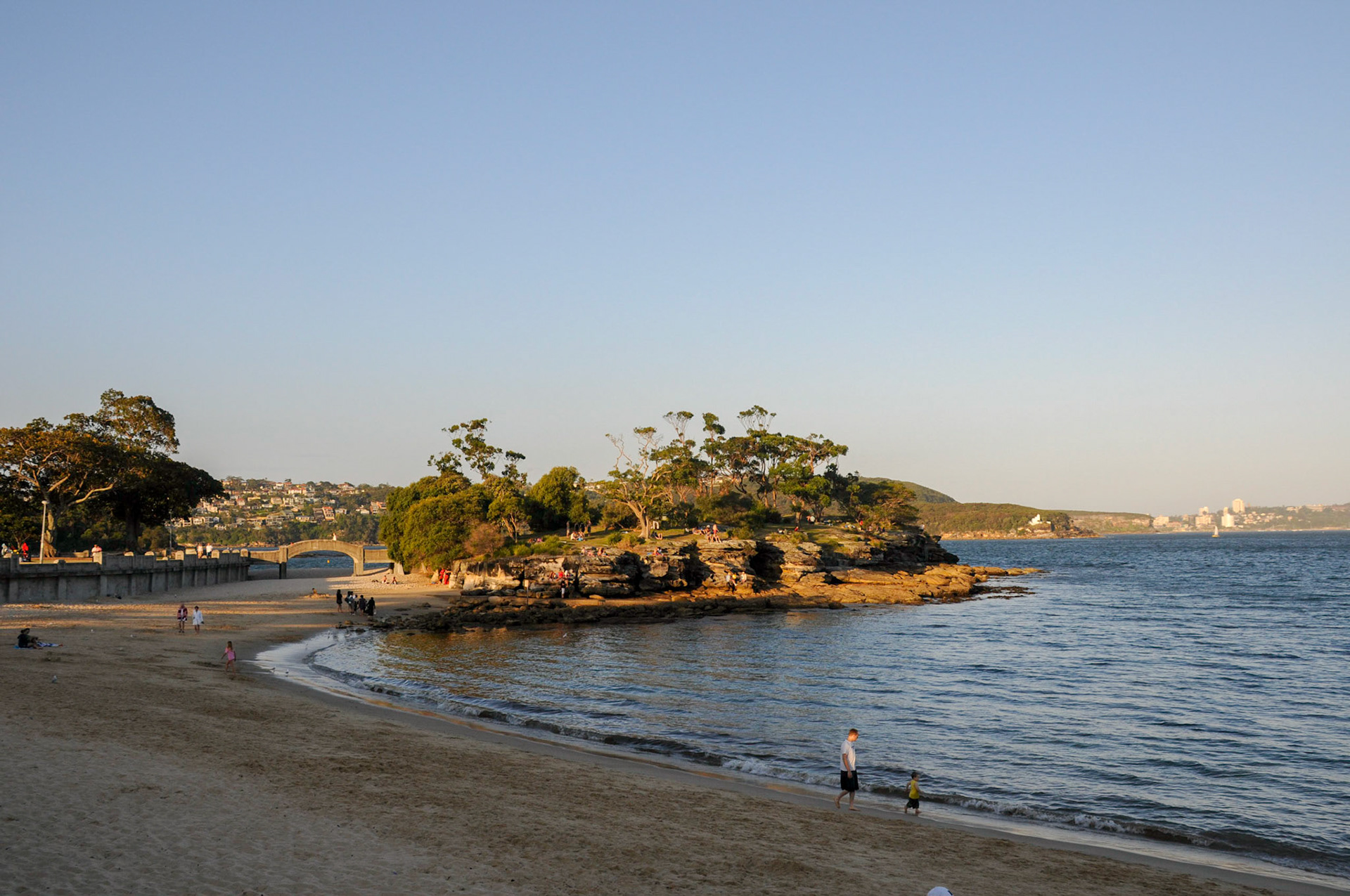 Evening walk on Balmoral Beach