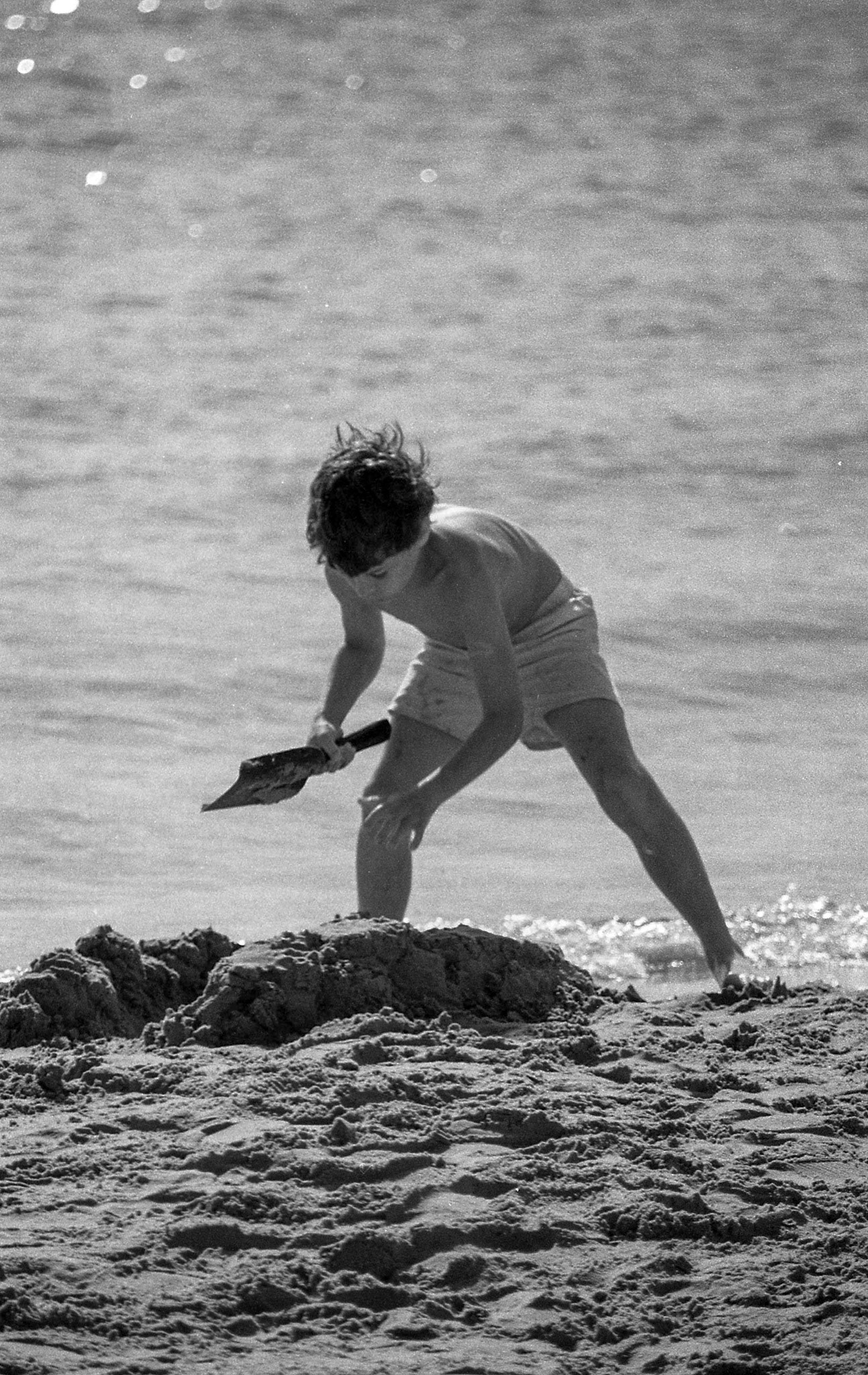 Stuart on Studland beach