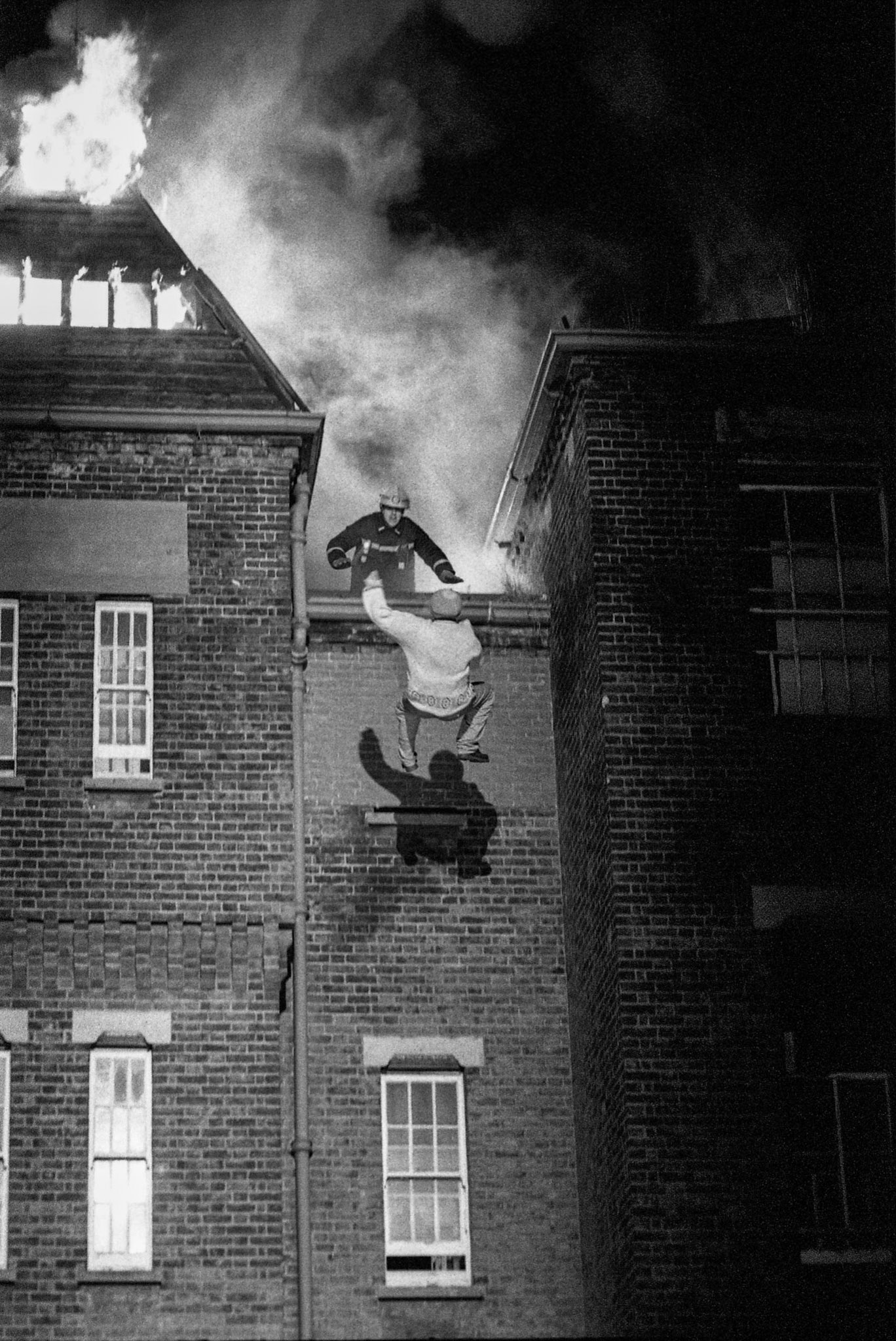 London's Burning film set