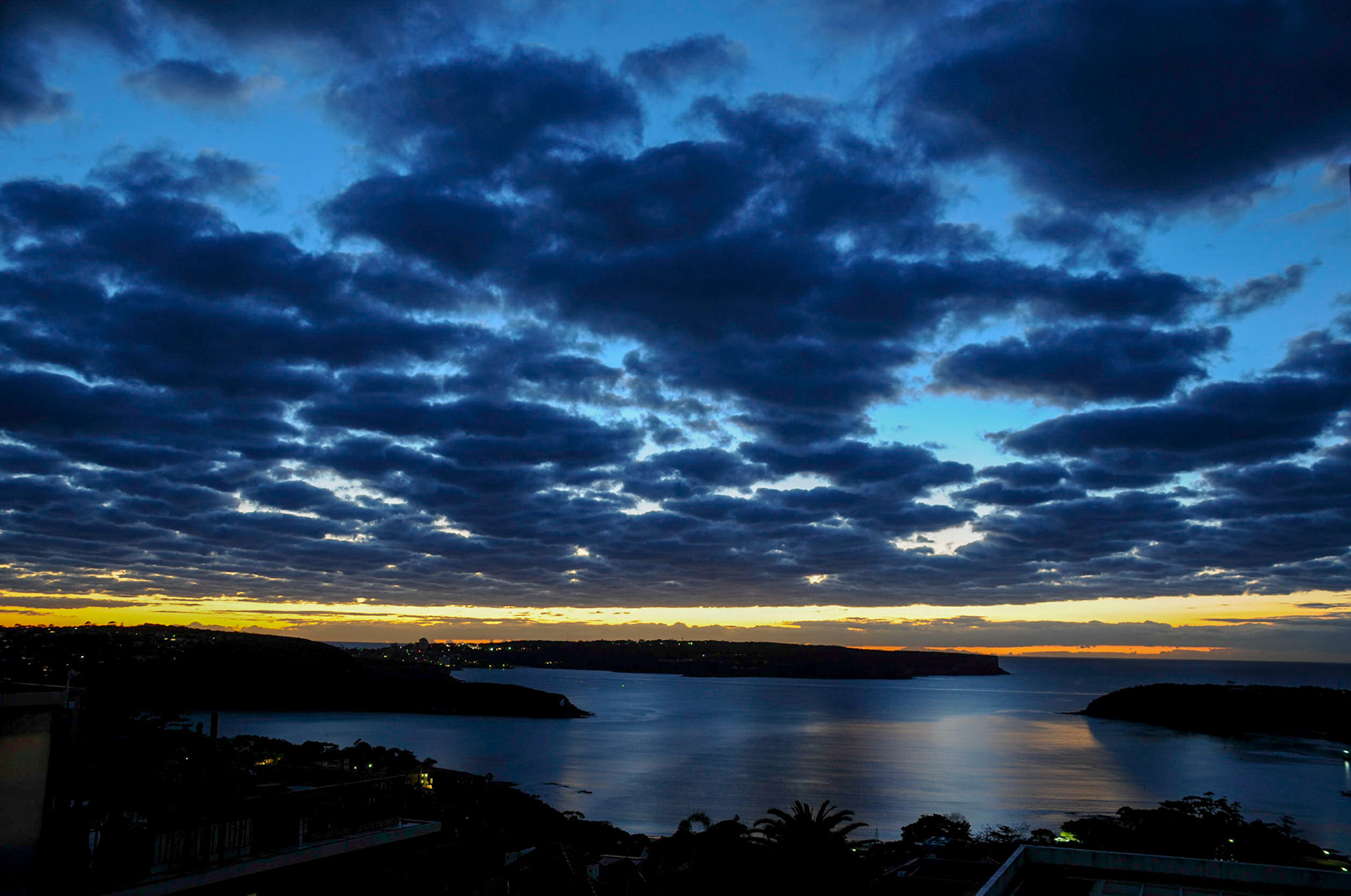 6.15 am on our first morning.