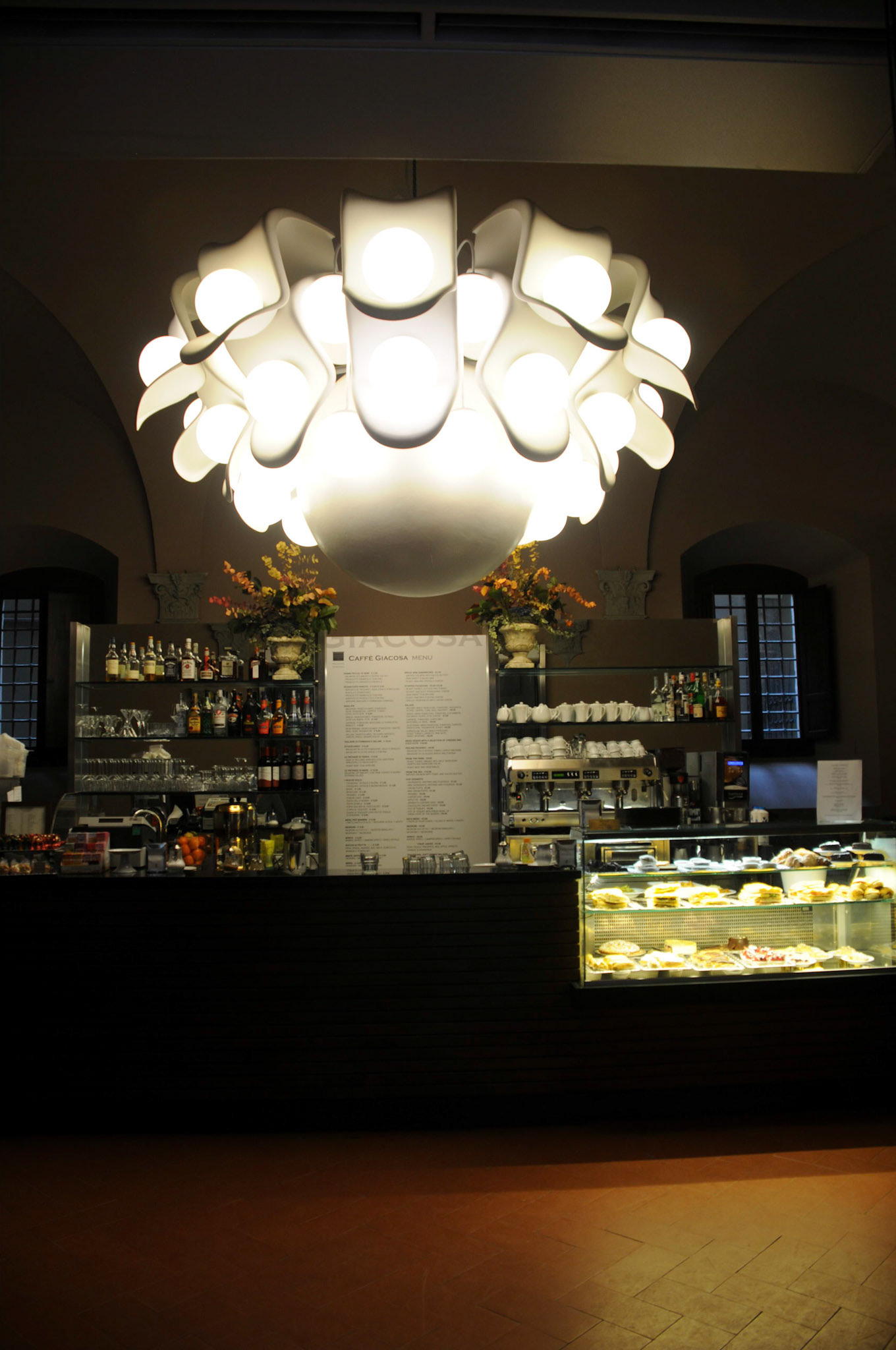 Made out of plastic chairs!