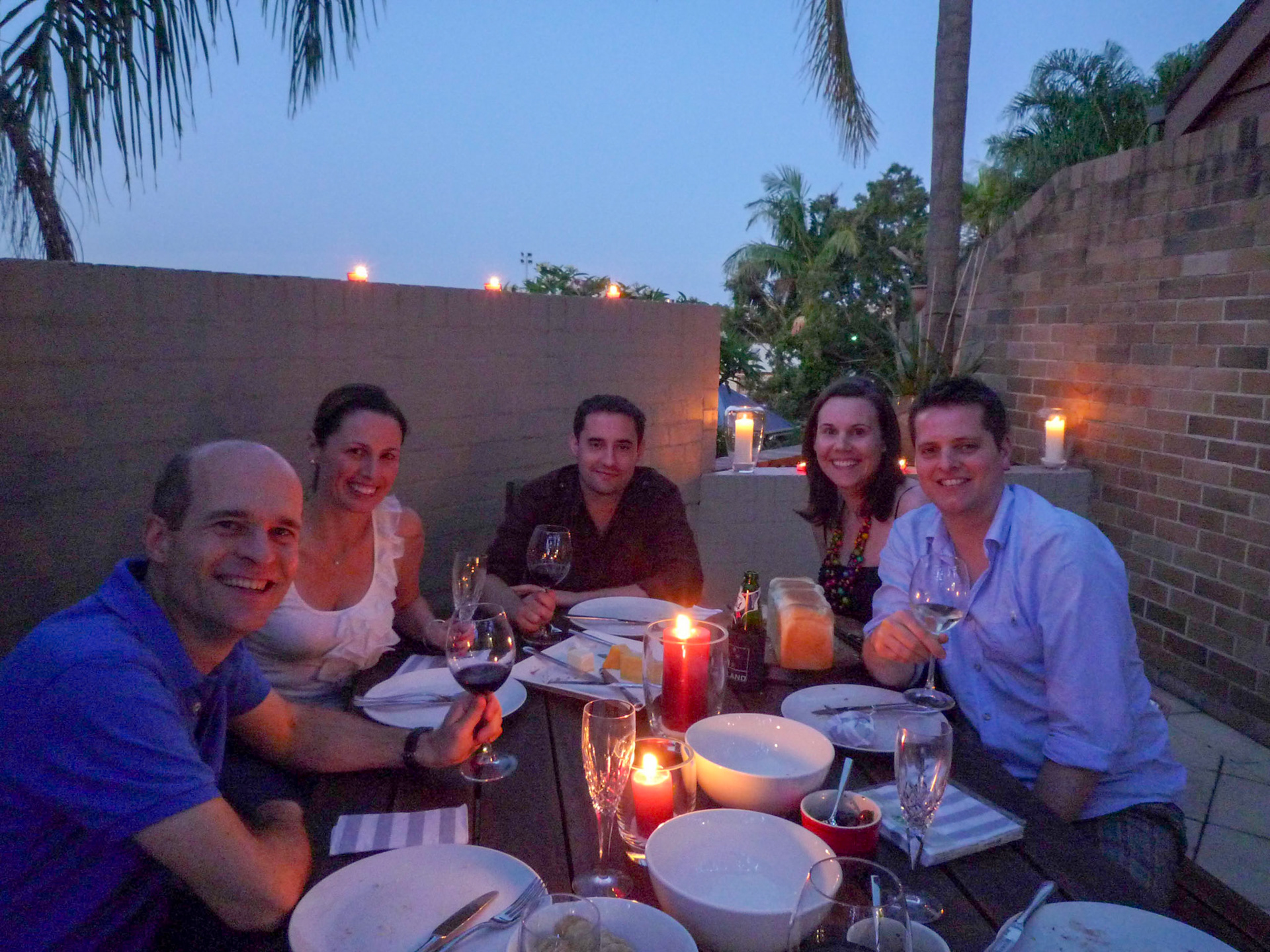 Christmas eve drinks at Jacky and Ewans