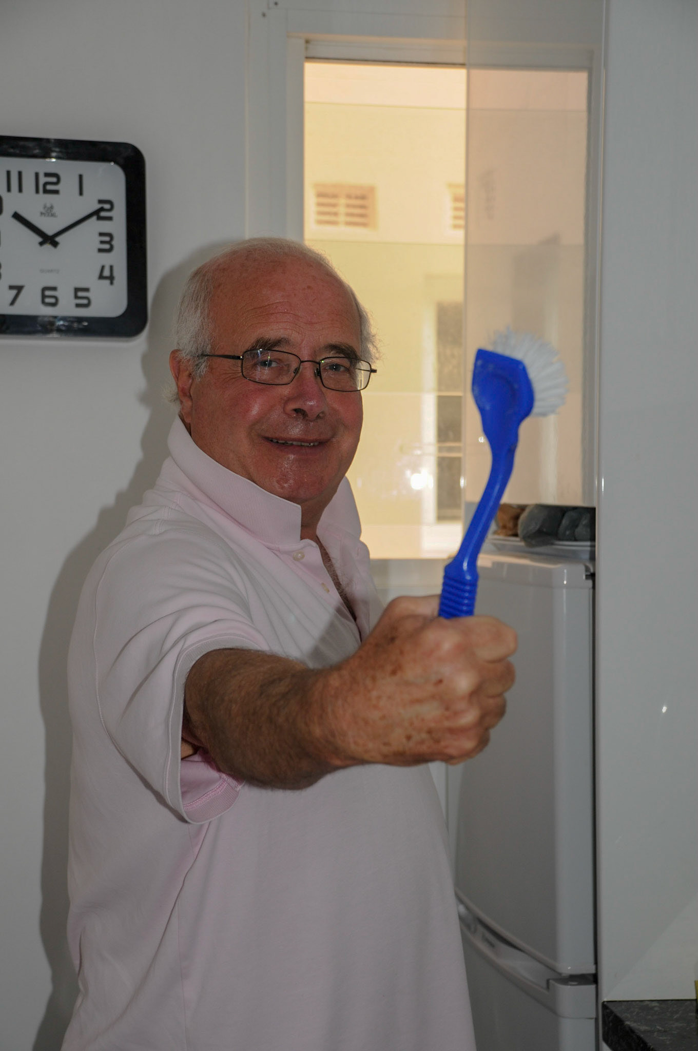 Travel with your dish washing brush?