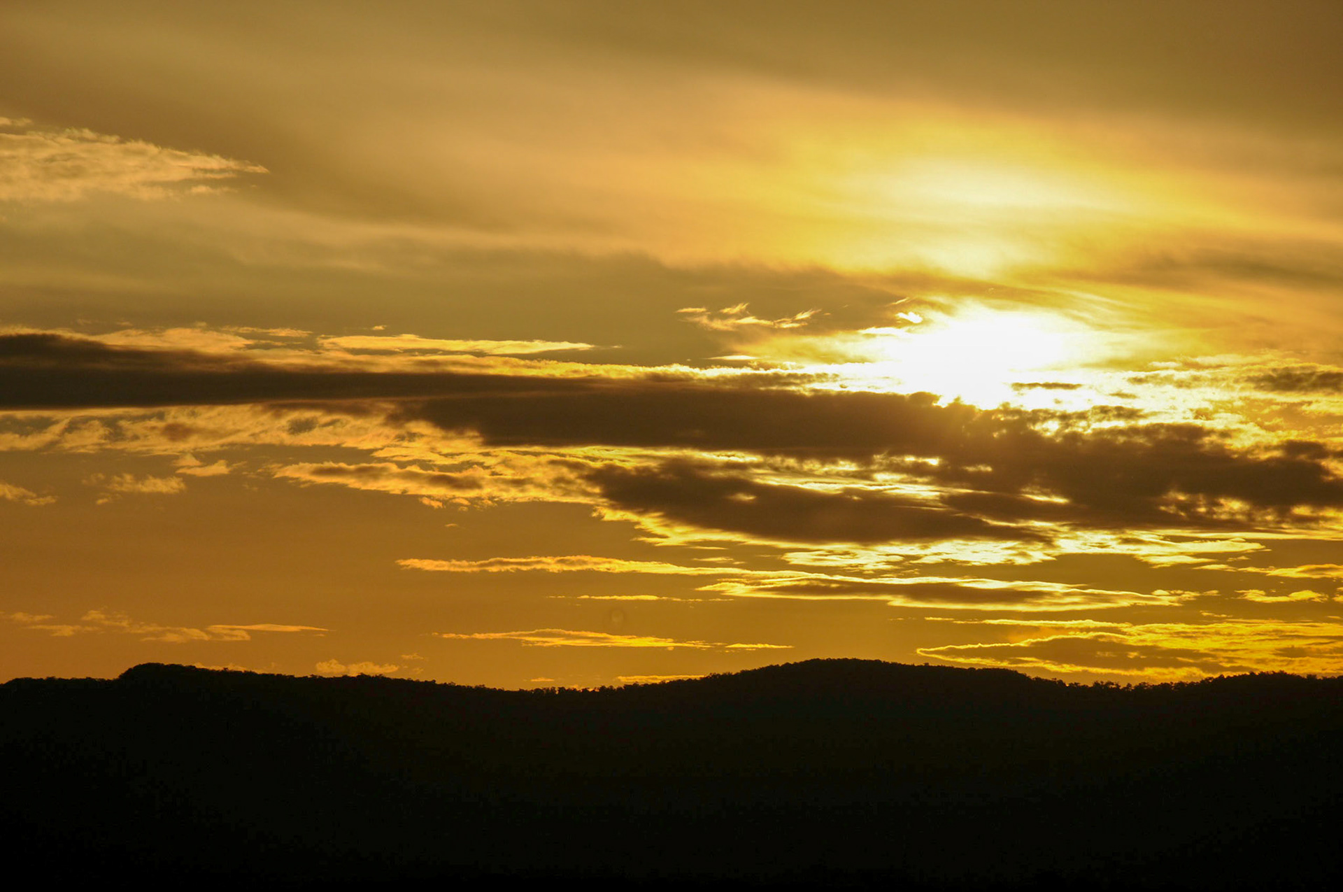 Sunset from our Cottage