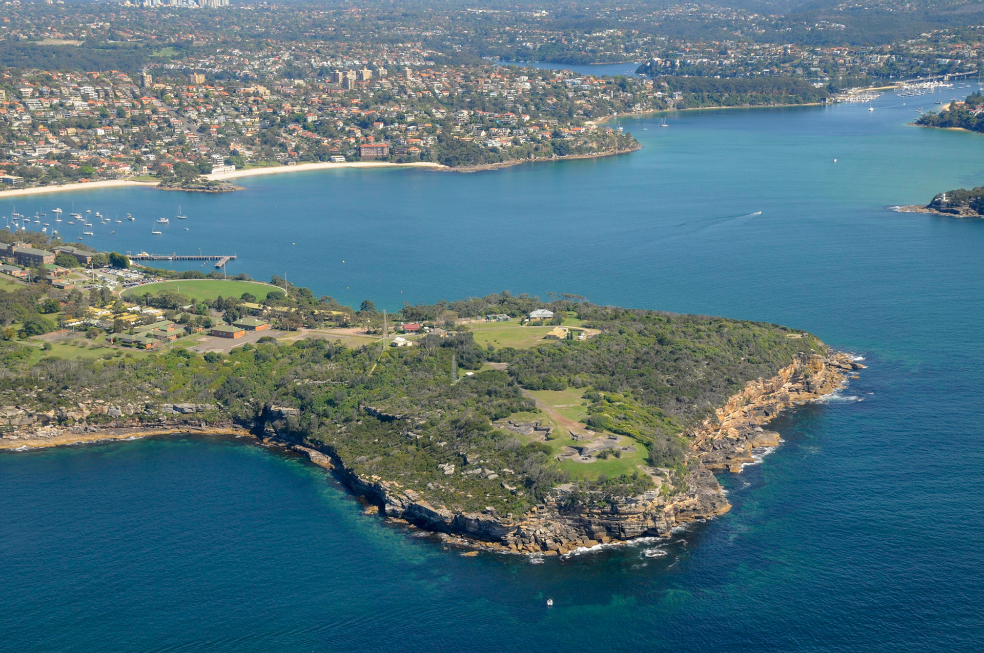 Middle Head with Balmoral beach behind