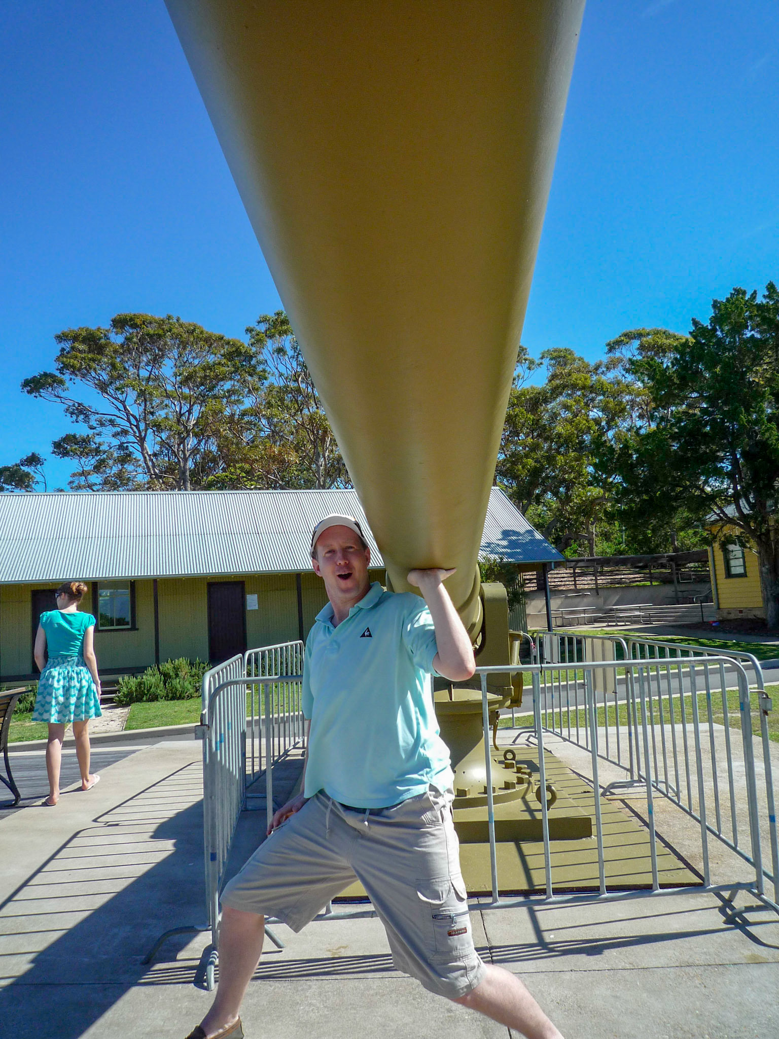 Iron man James (Mandy walking away in disbelief)