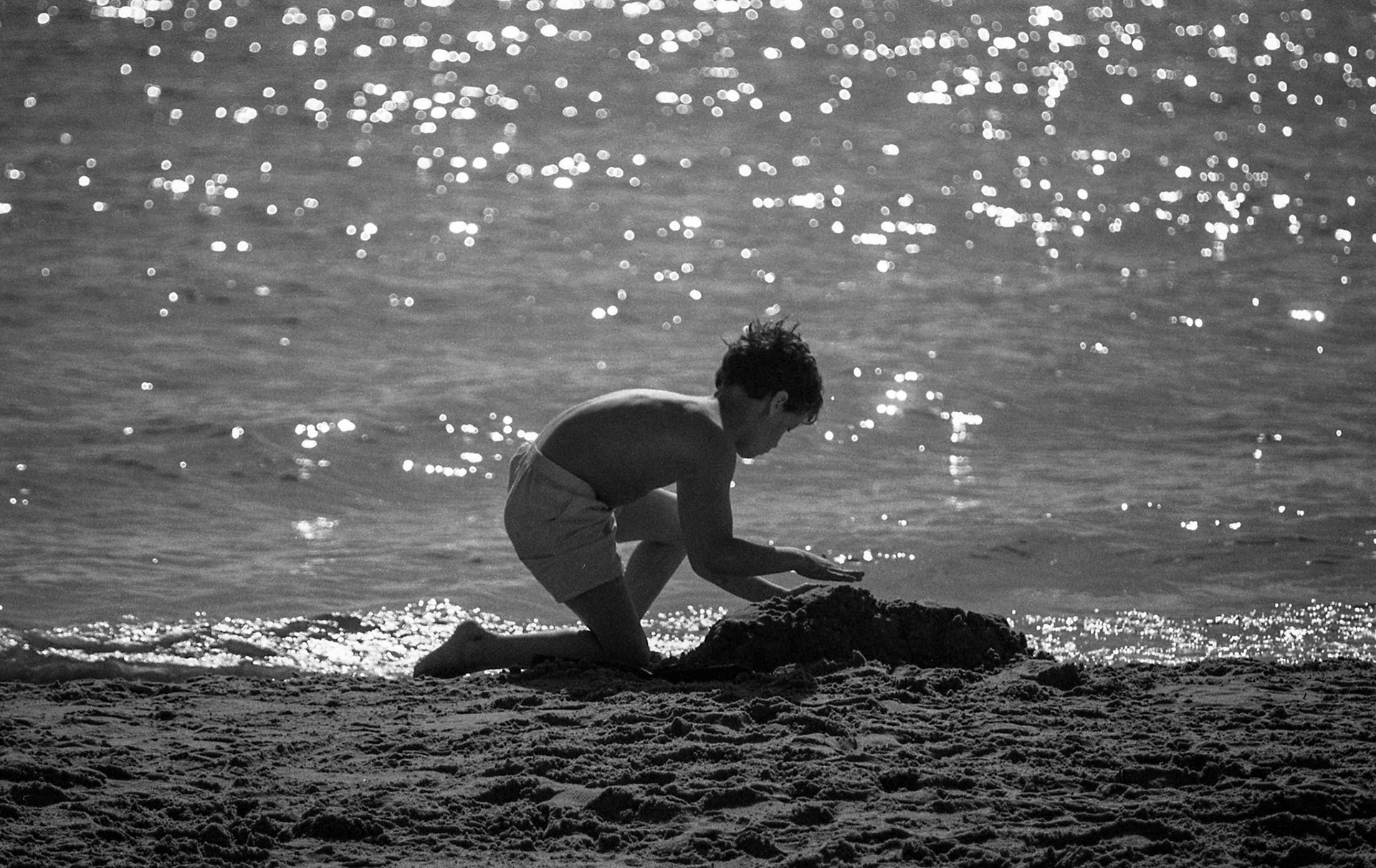 Stuart on Studland beach