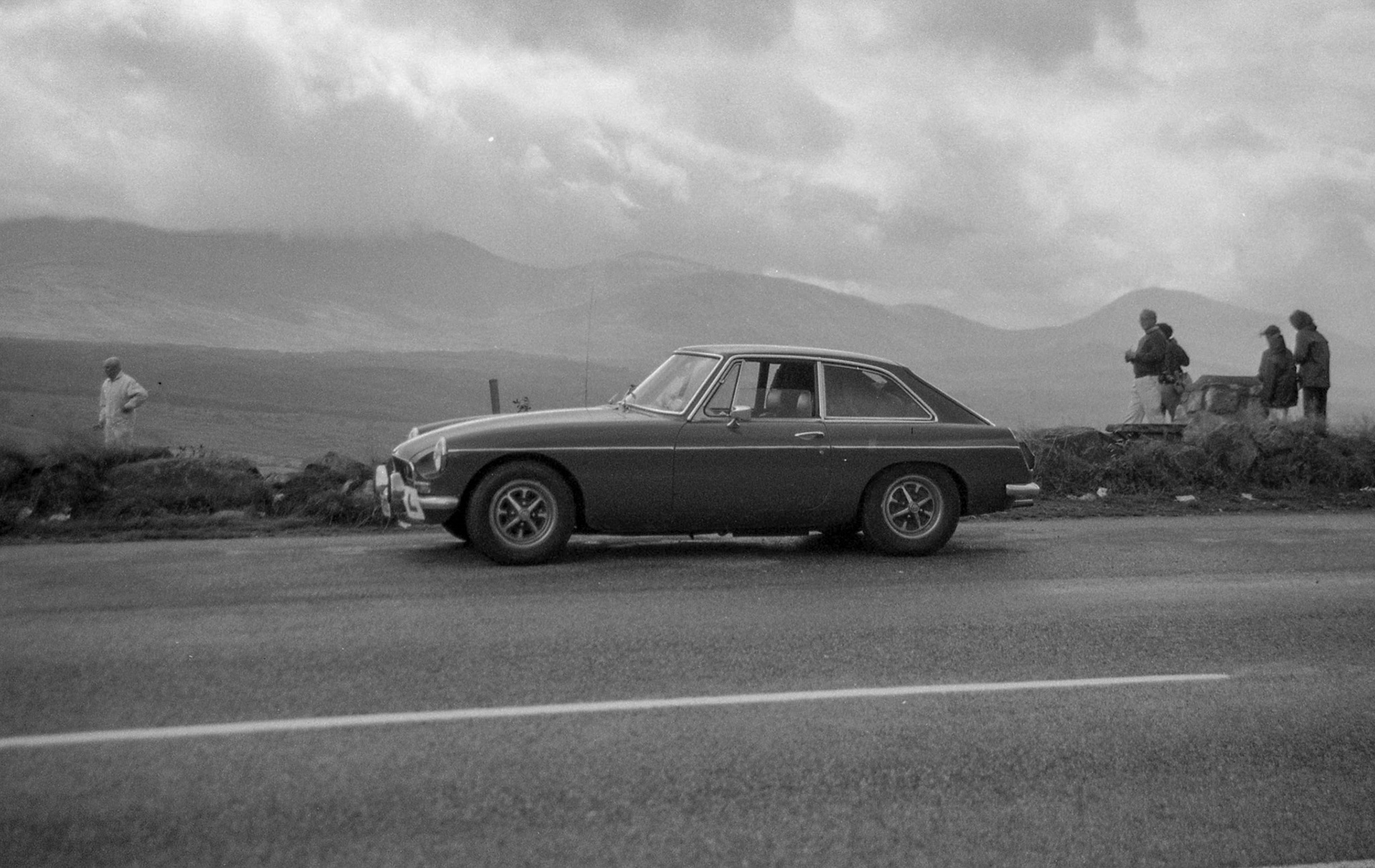 Car trip around Scotland with Father