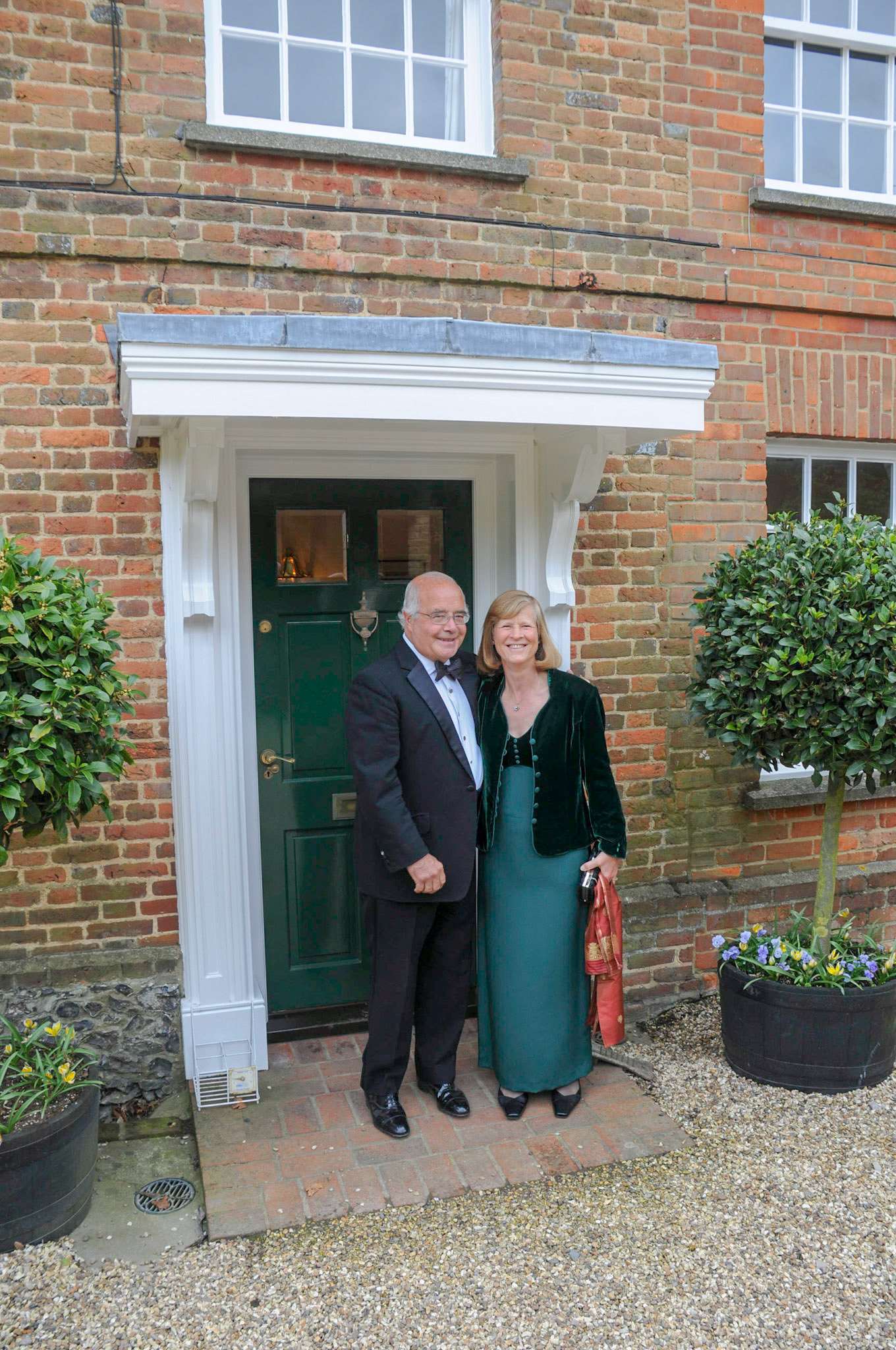 All dressed up for my visit