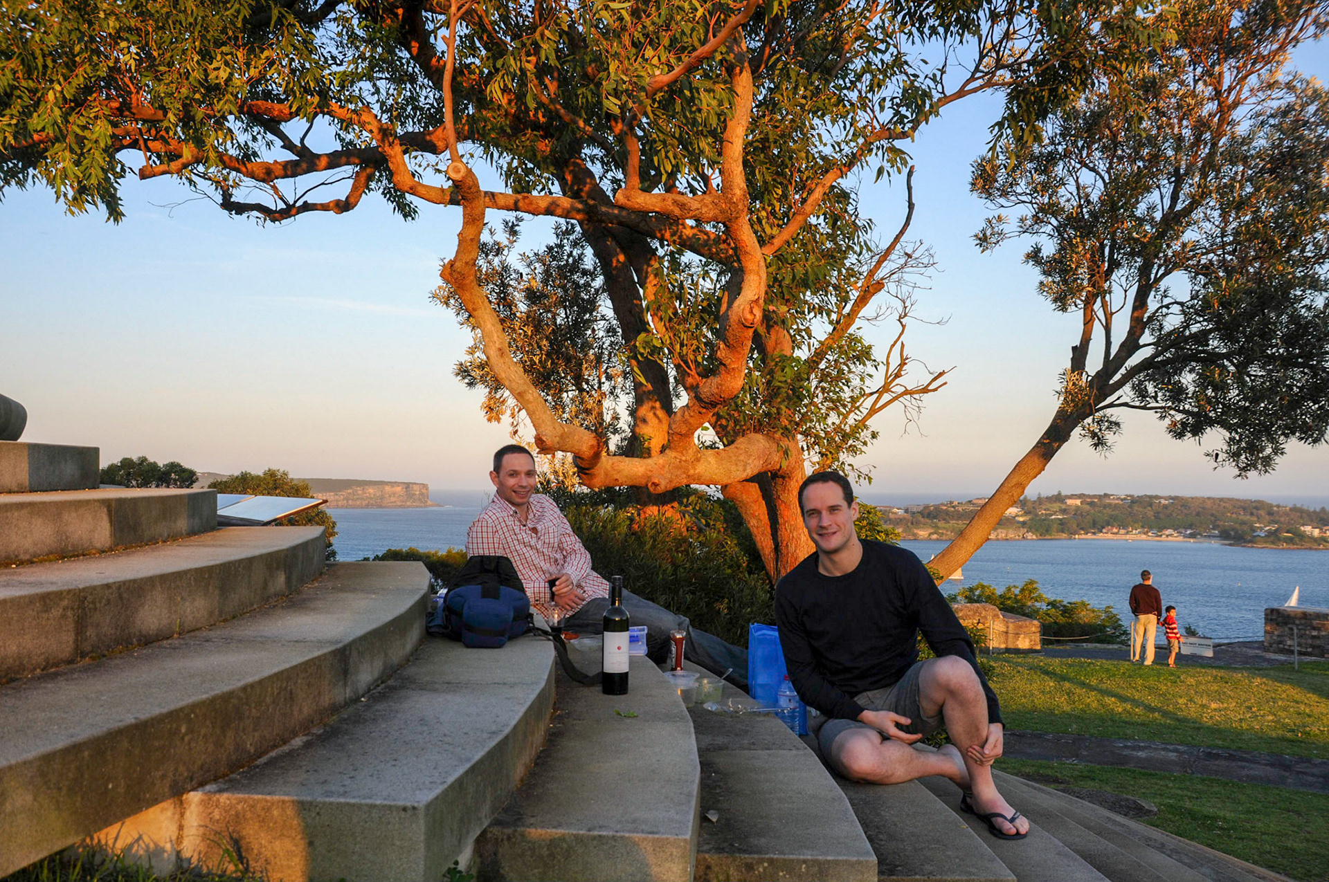 Traditional Charlie?s Chook picnic on 1st night