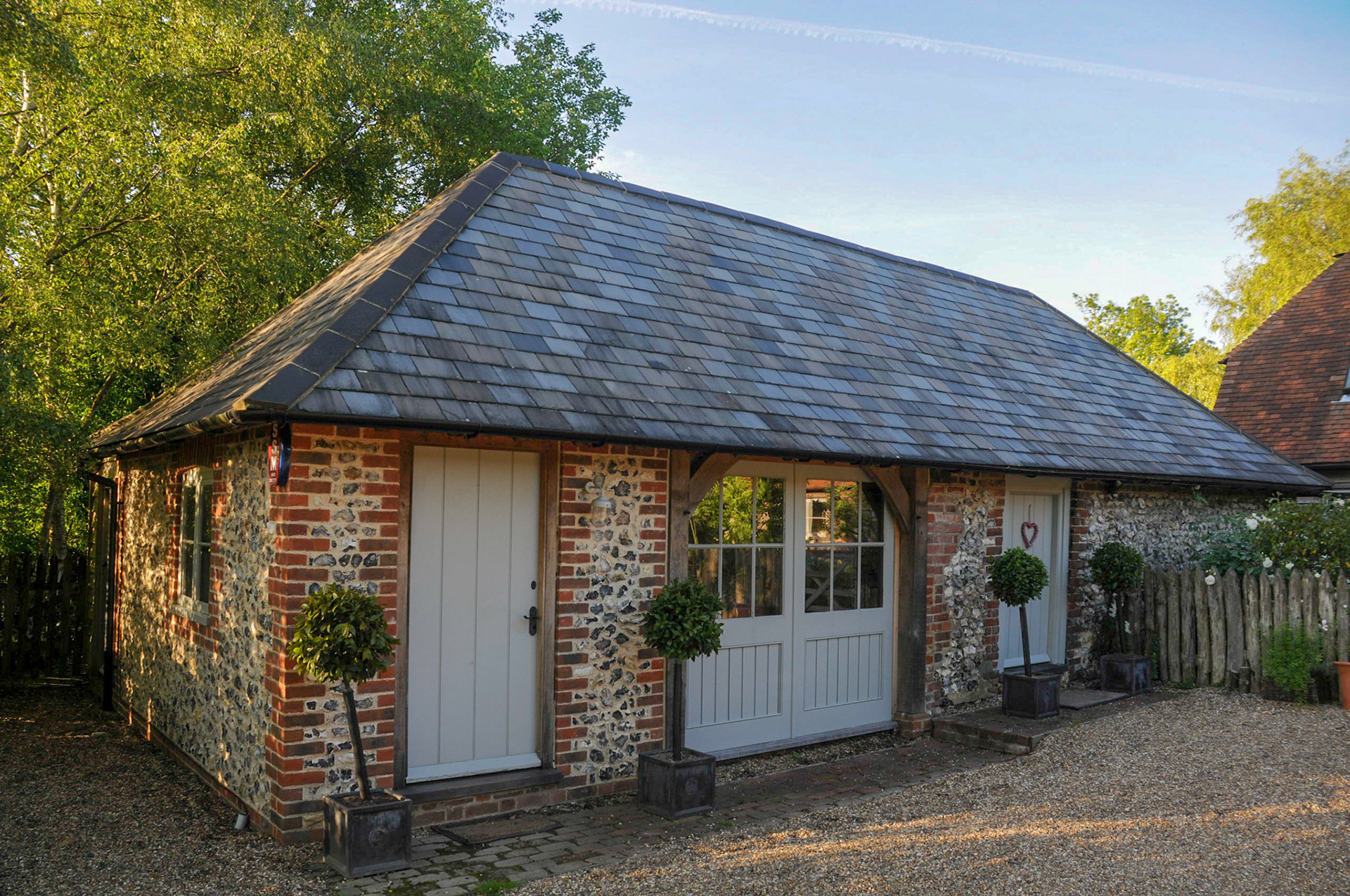 Our residence for the weekend - an old cart shed.