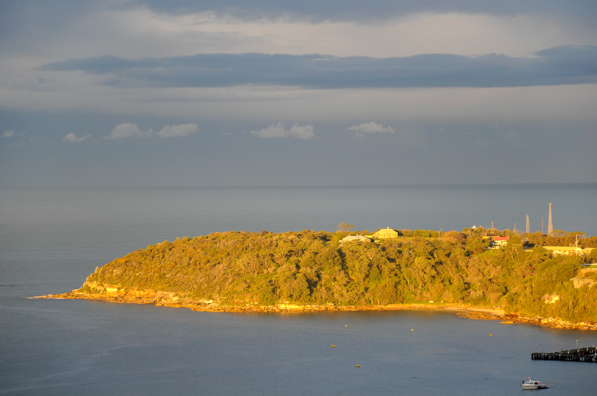 Storm over Middle Head.