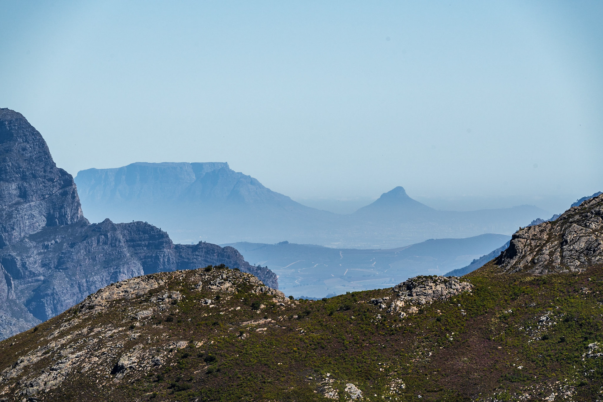 View back to Table Mountain