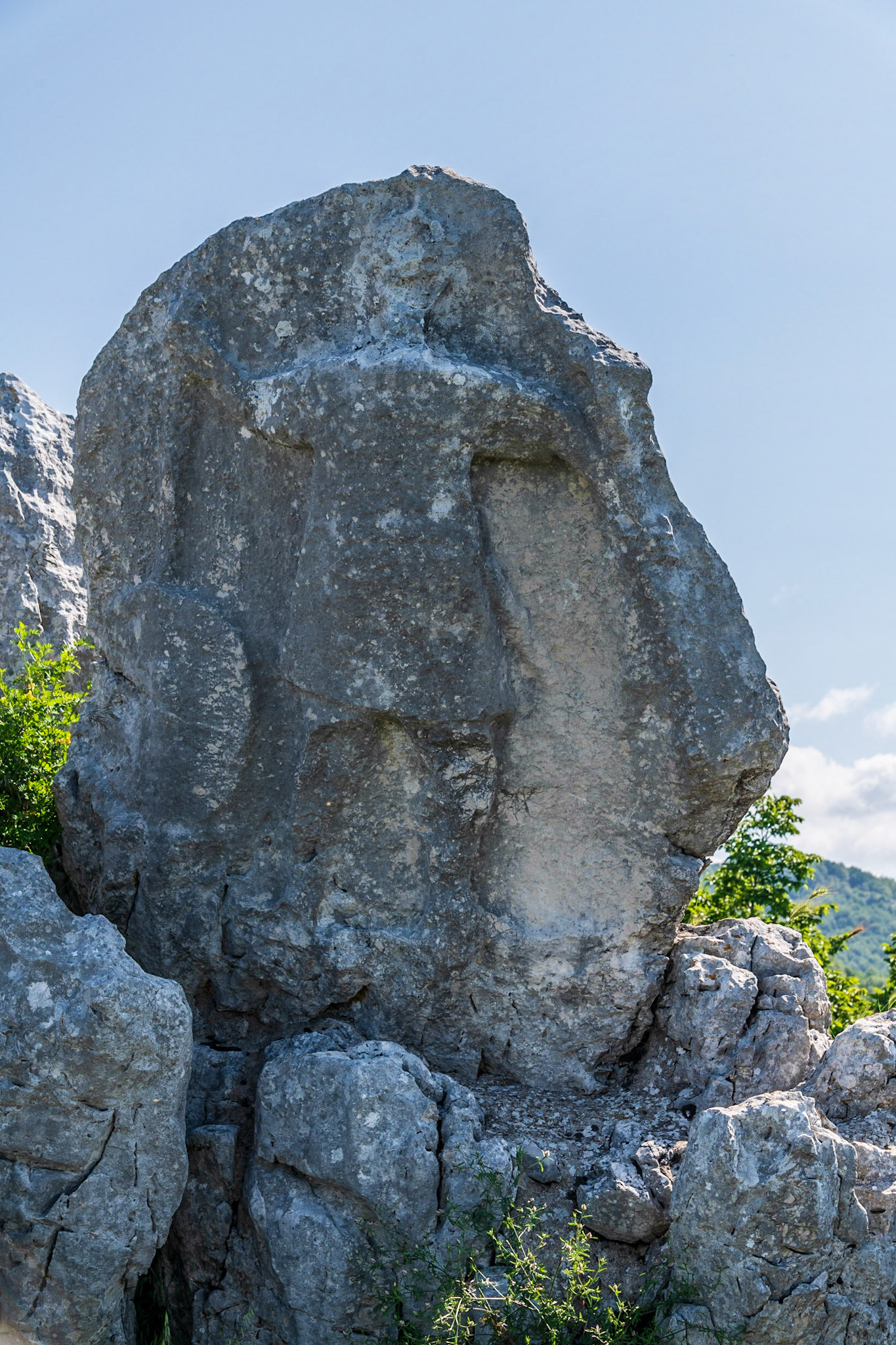 Old rock sculpture called The Antece