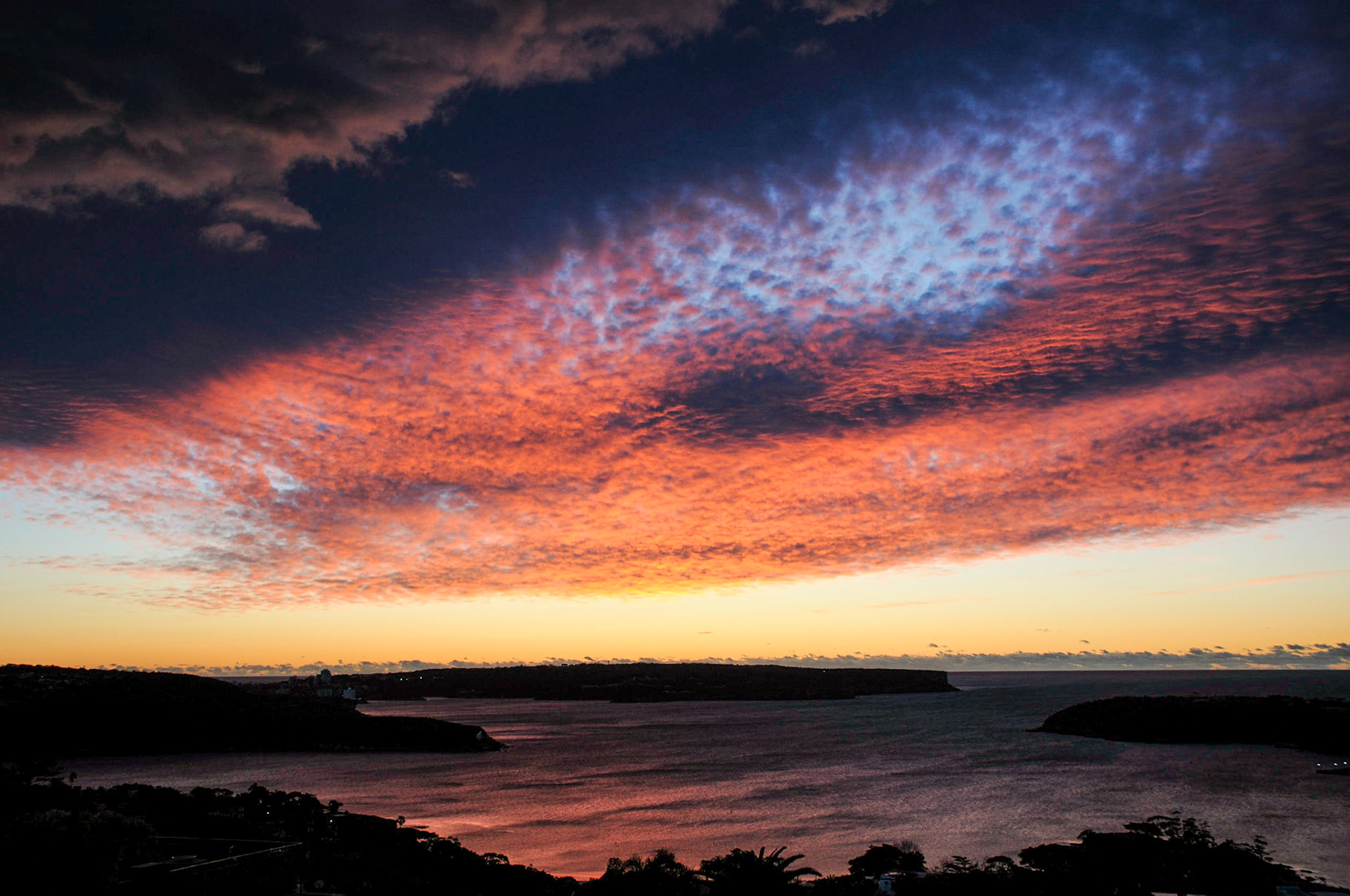 Sunrise from our apartment