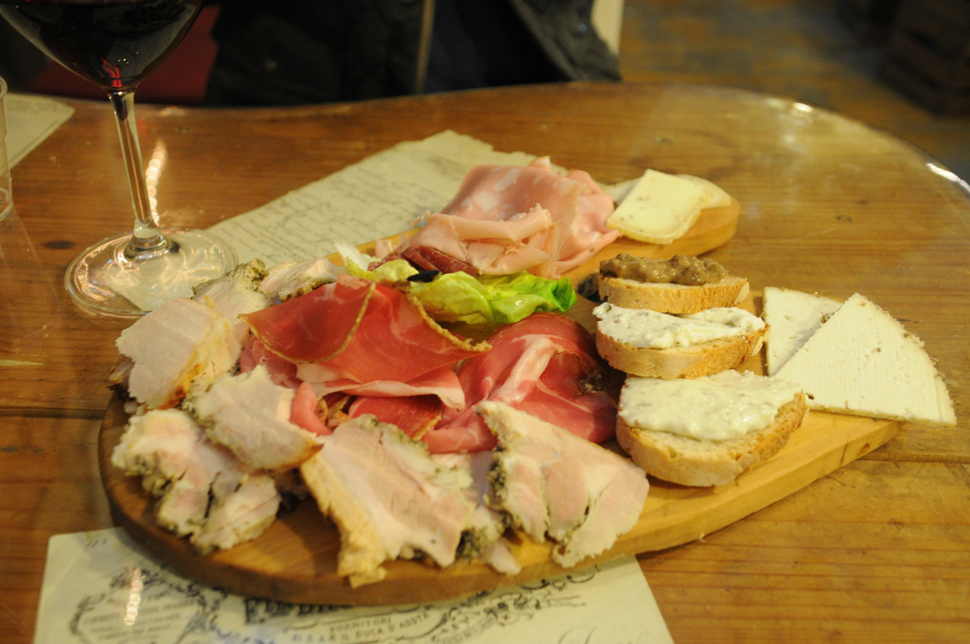 Amazing food at La Prosciutteria