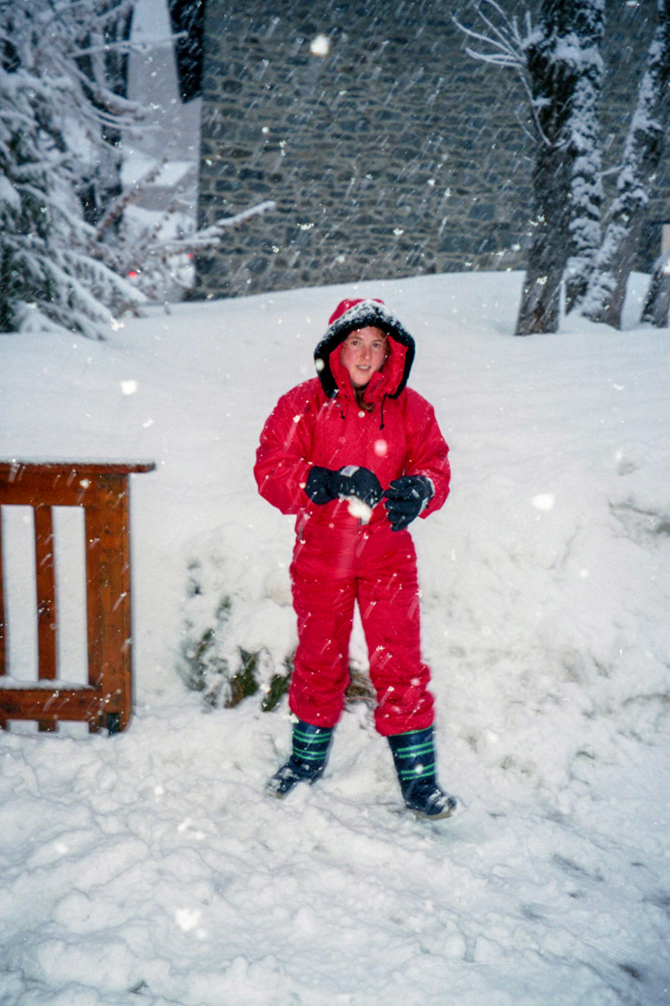 Out to make a snowman