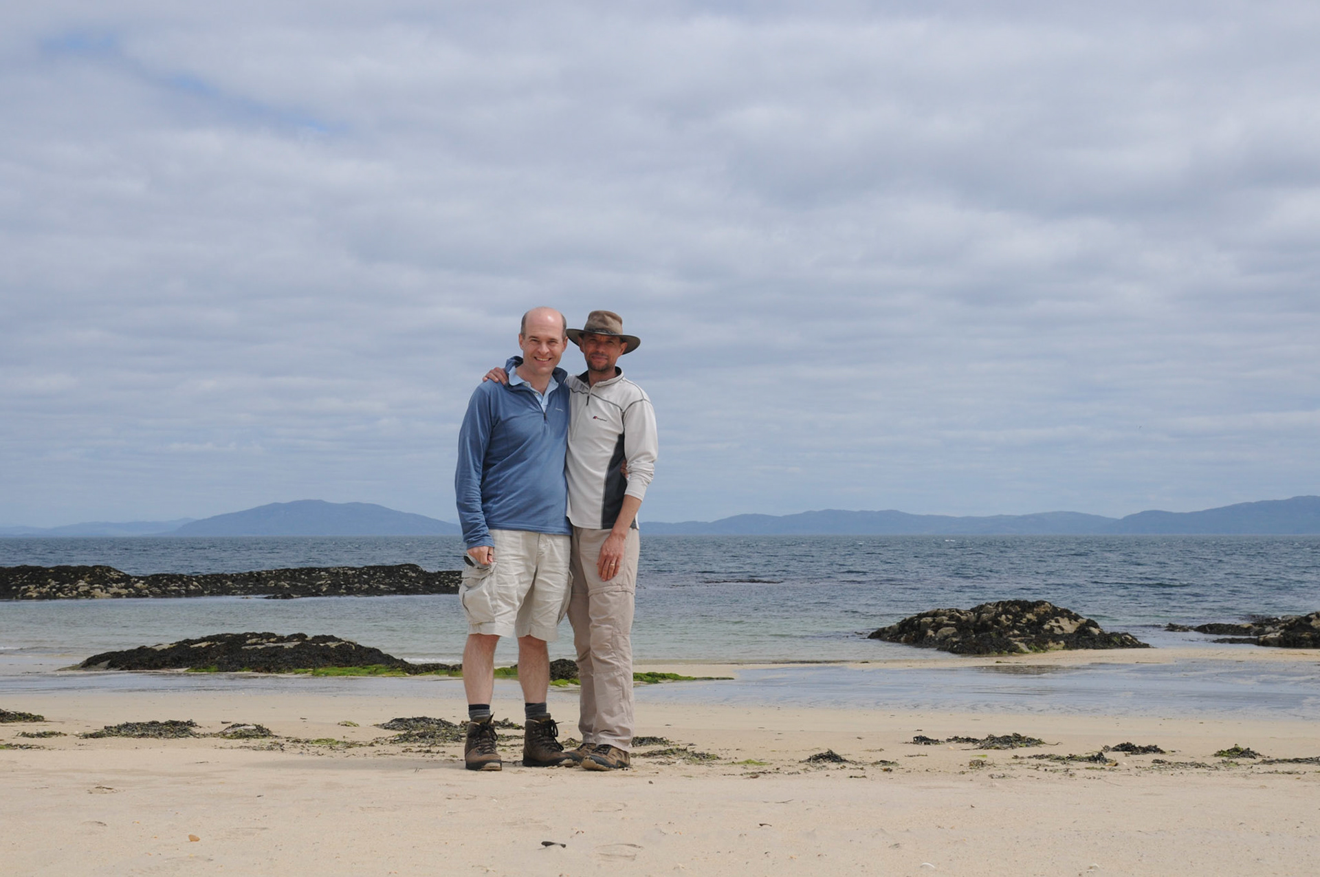 My birthday on Balnahard beach