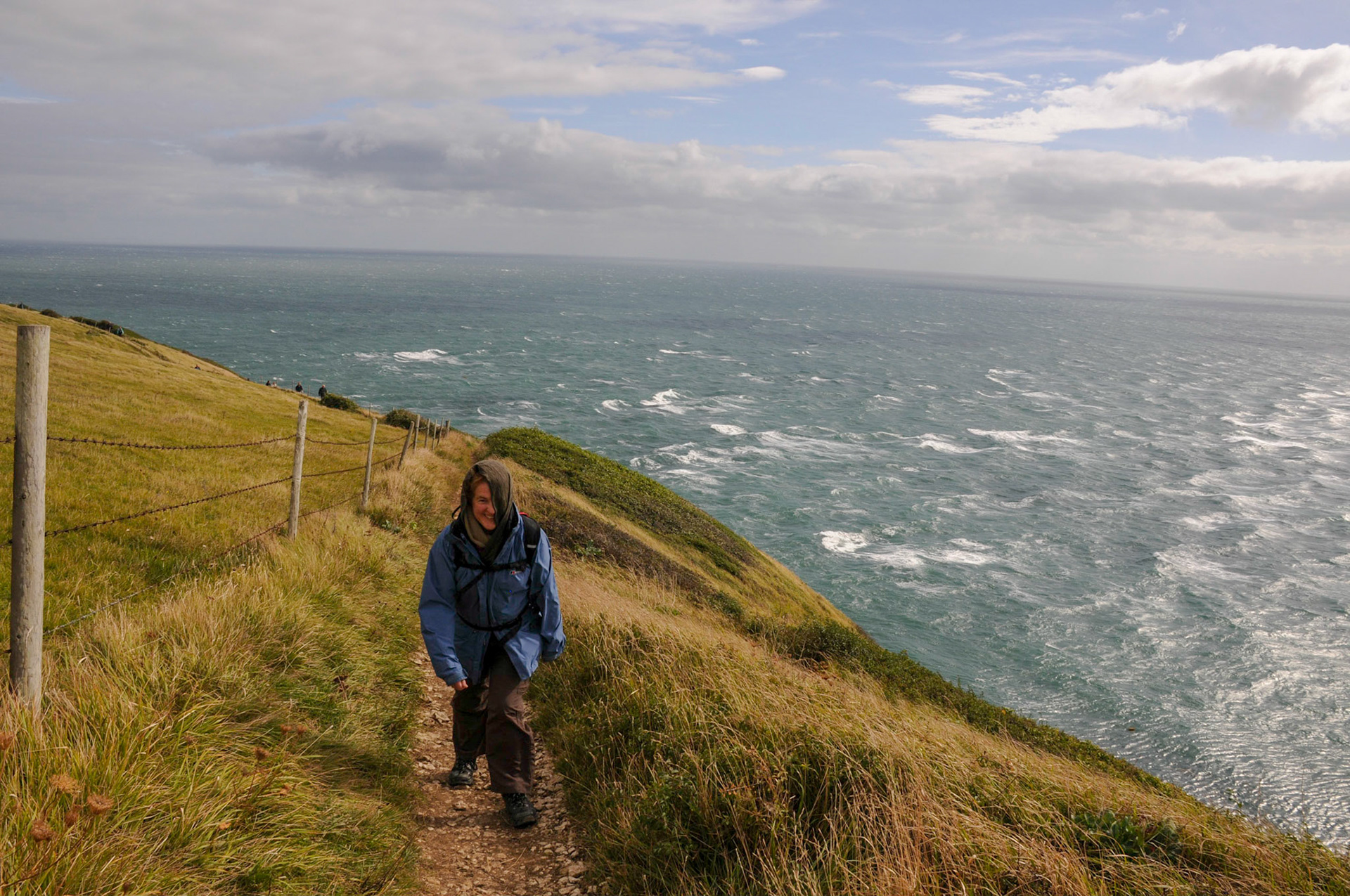 Windy walk to St Aldens