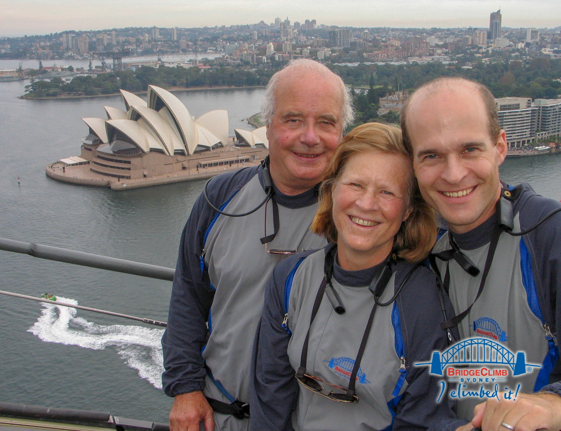 Finishing the holiday off climbing the Sydney Harbour Bridge