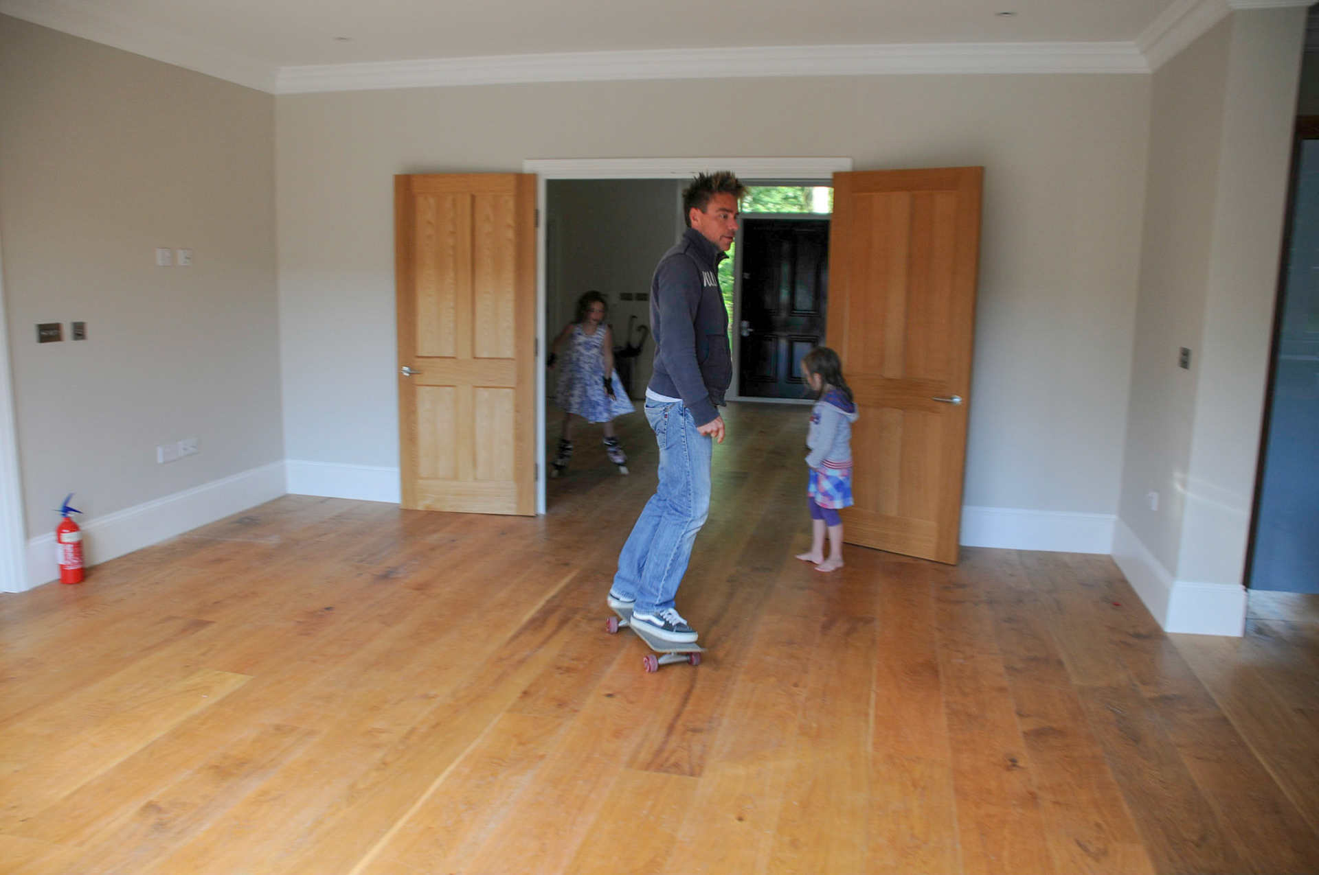 Enough room for skateboarding