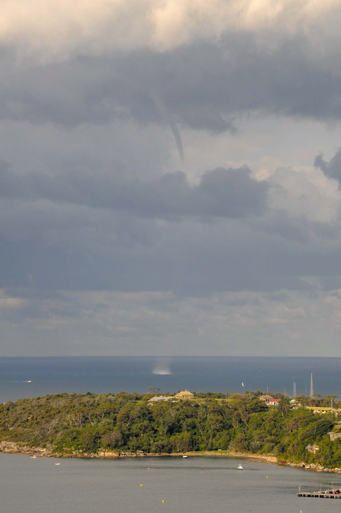 A small twister from our balcony