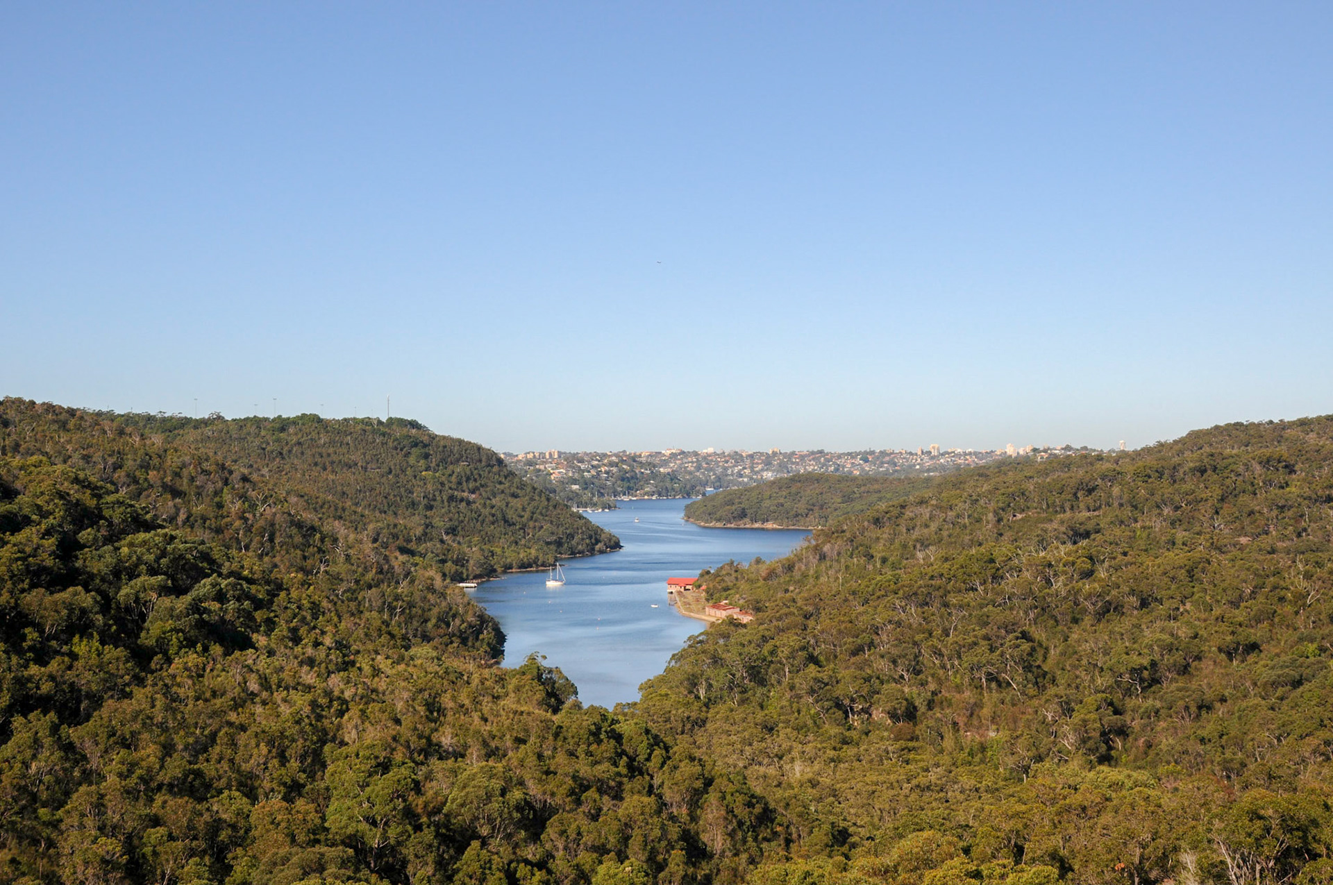 Our apartment is in the distance.