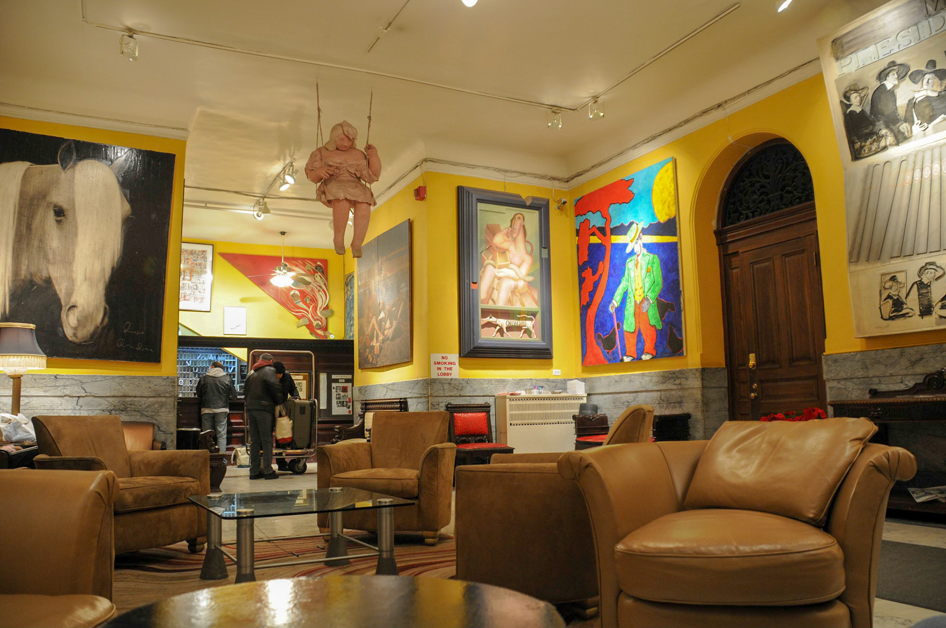 Foyer of the Chelsea Hotel