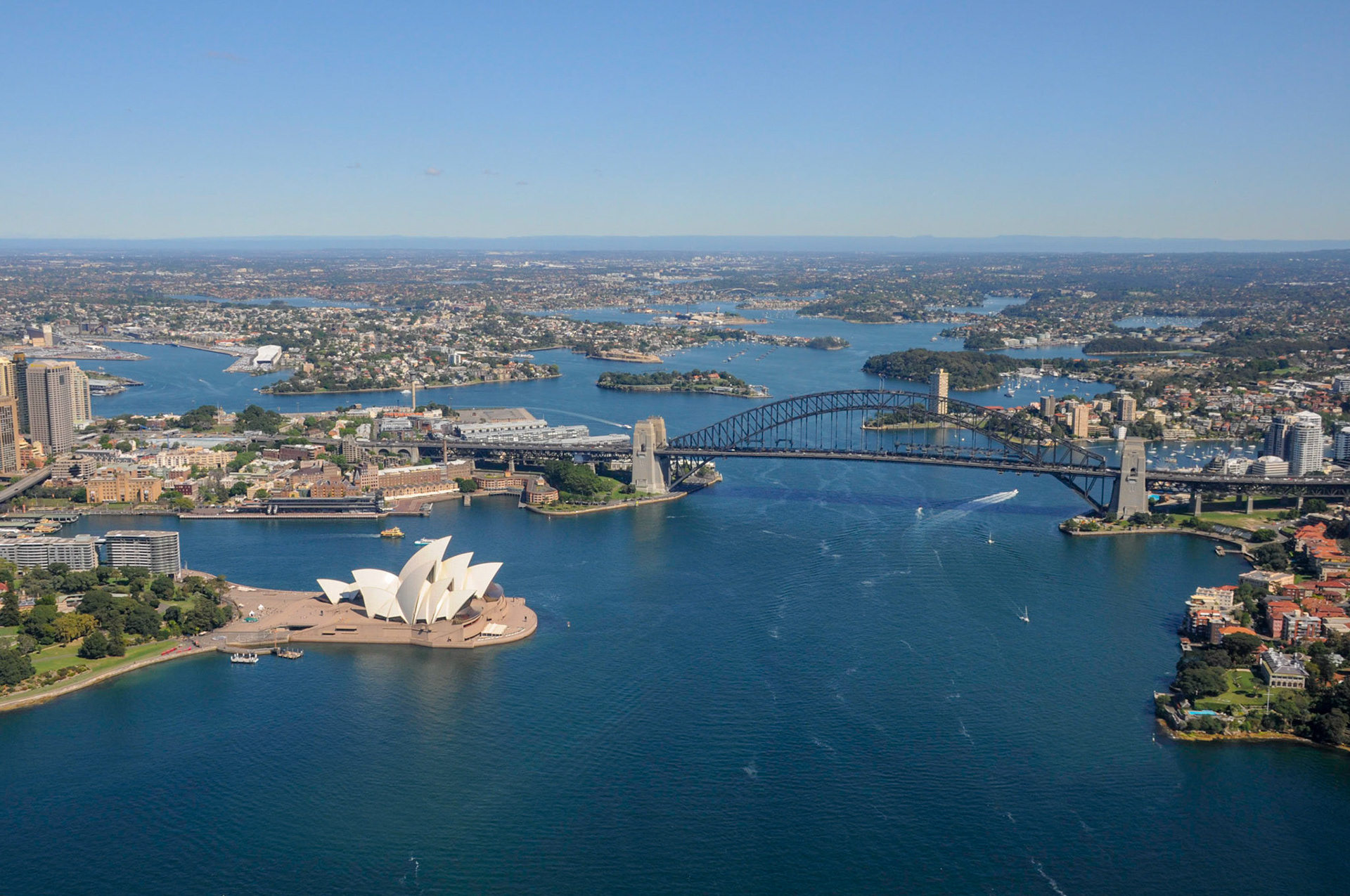 Picture postcard view of the City