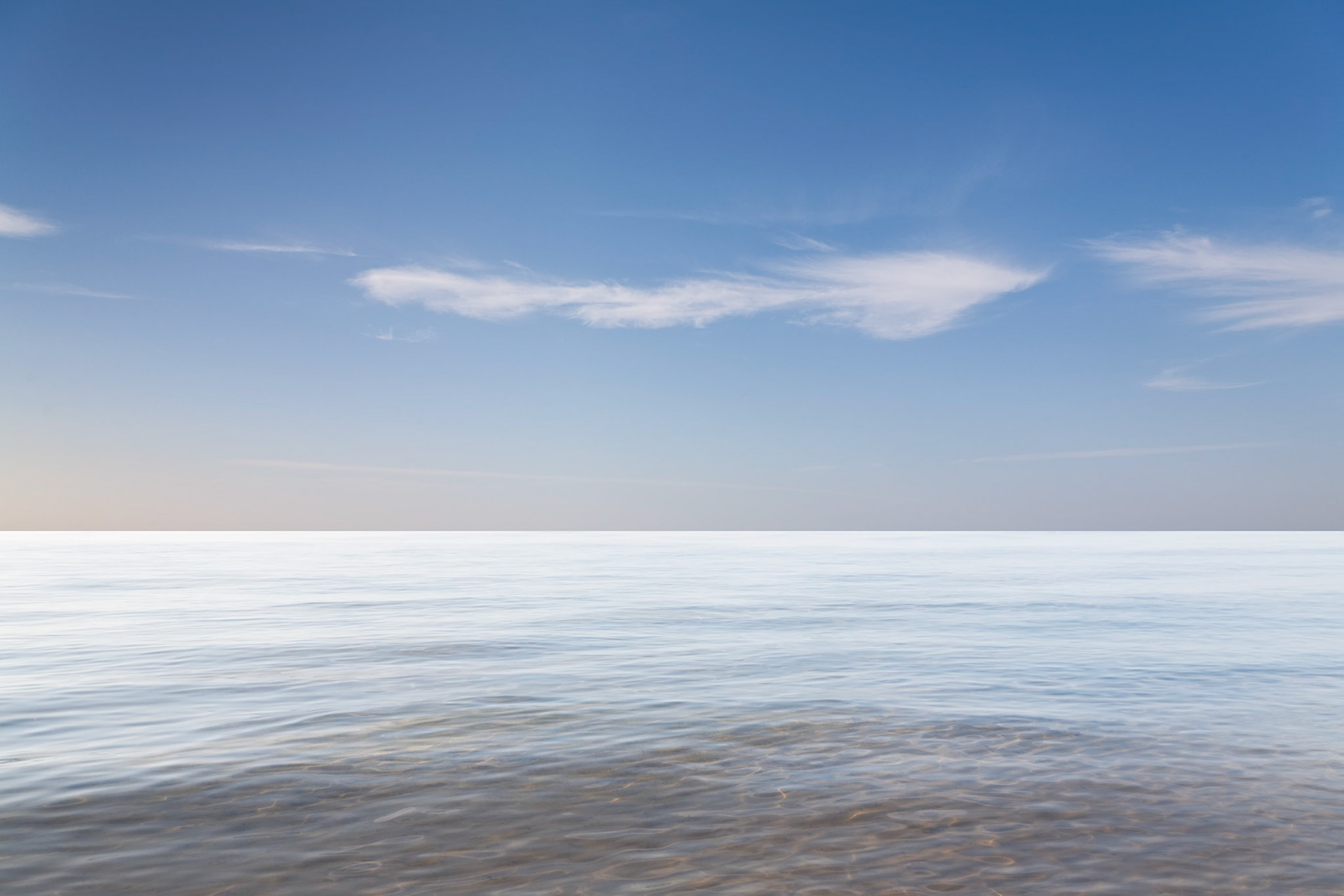 Shining Big-Sea Water, Lake Superior, Full Gallery Edition: 29"H x 40"W, Main Edition: 21"H x 24"W, Framed.