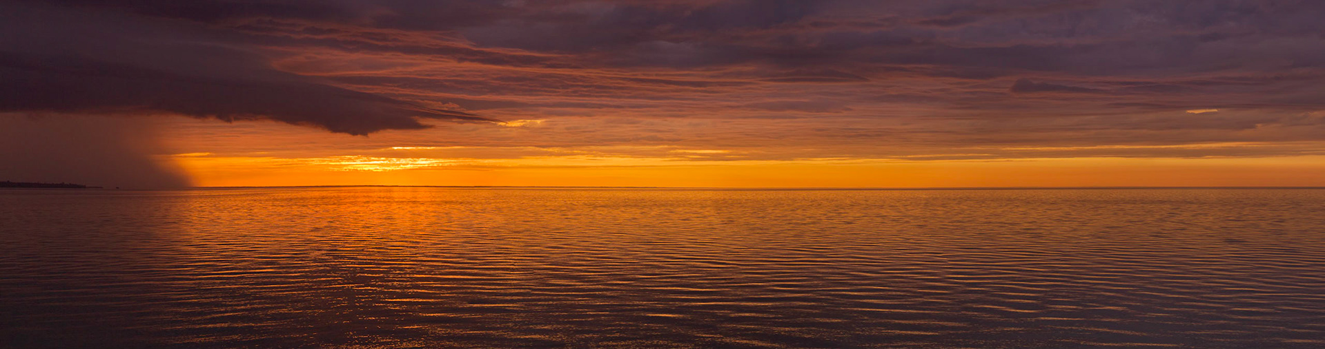 Whitefish Bay Sunset, Lake Superior, Michigan