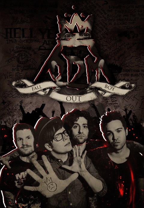 Criação para uma Comunidade Fã da Banda Fall Out Boy (Freela)