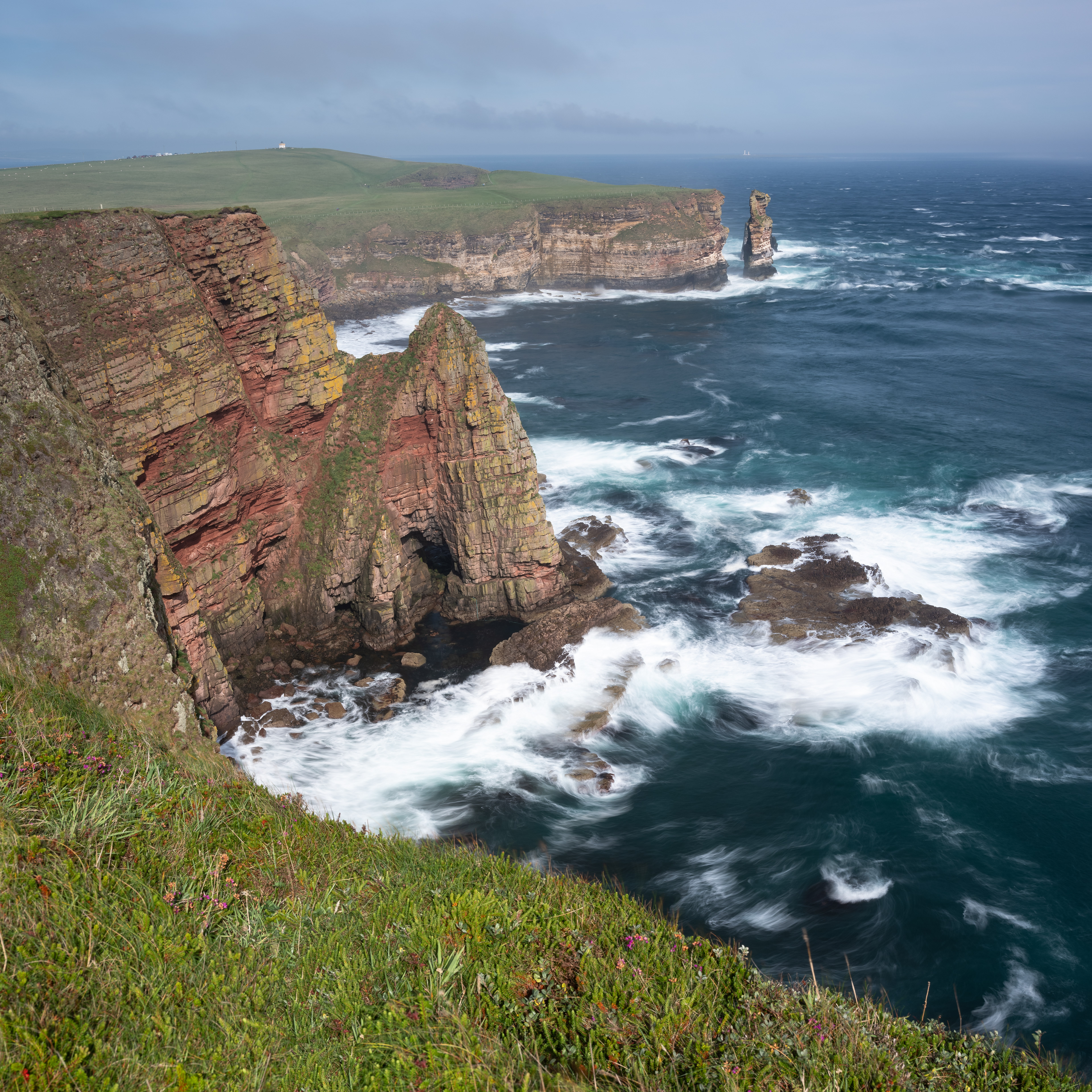 Week 36. Thurle Door and Gibbs Clett with a light haar.