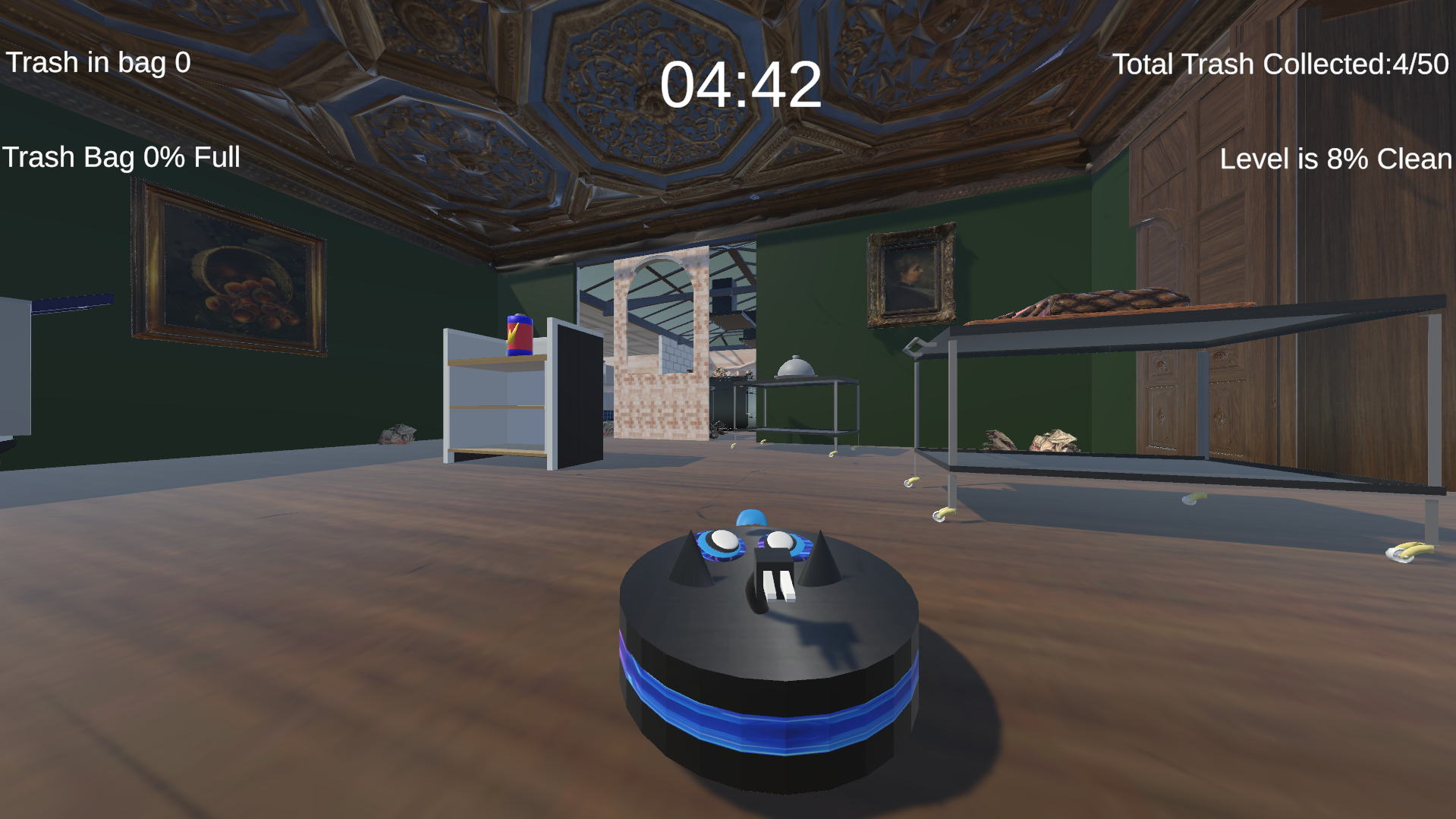 Fancy Kitchen Level (Waiter's Station Area), with HUD
