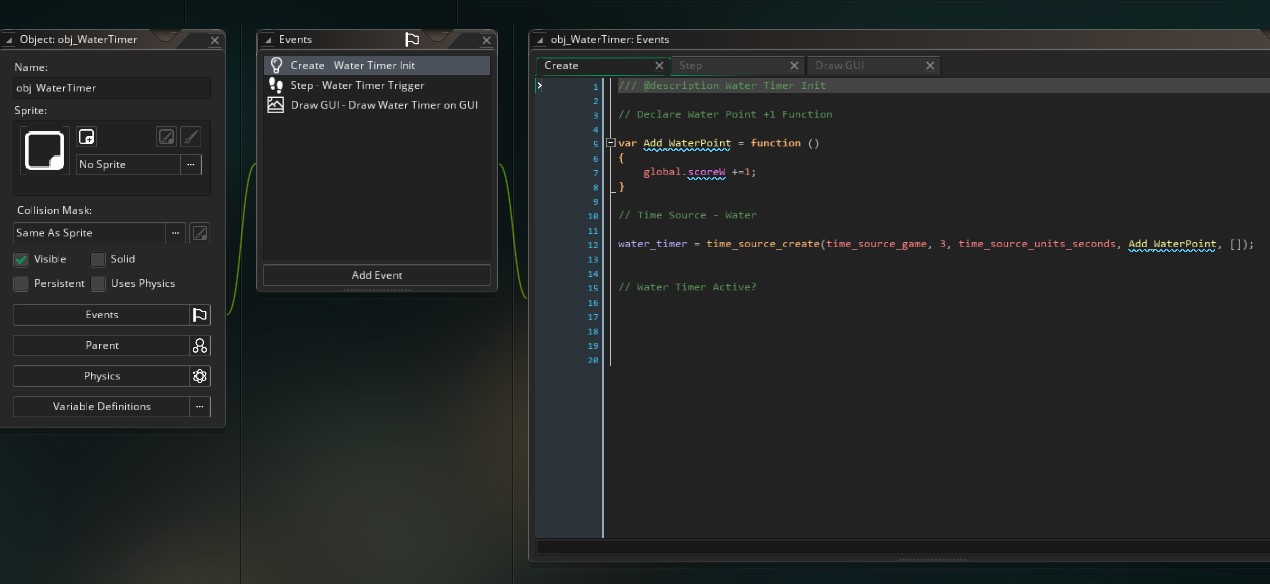 Creating a custom timer in GameMaker (a real challenge!)