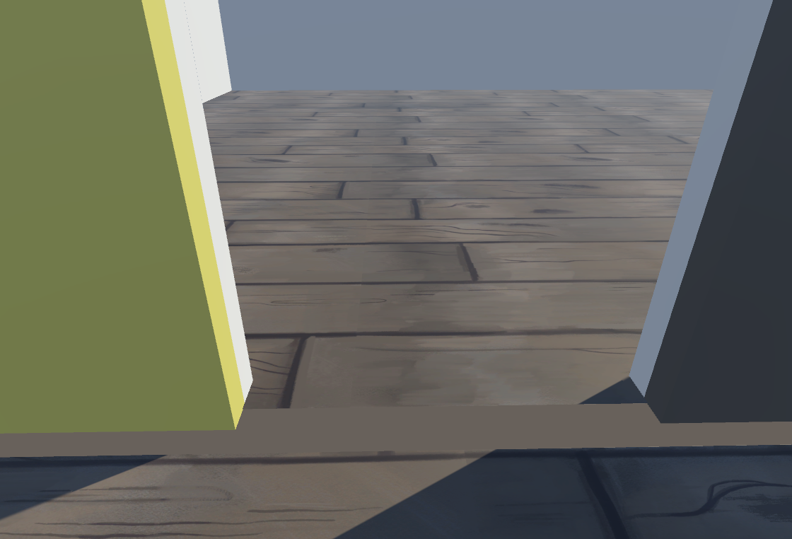 Closeup of wall divisions without overlapping or gaps!