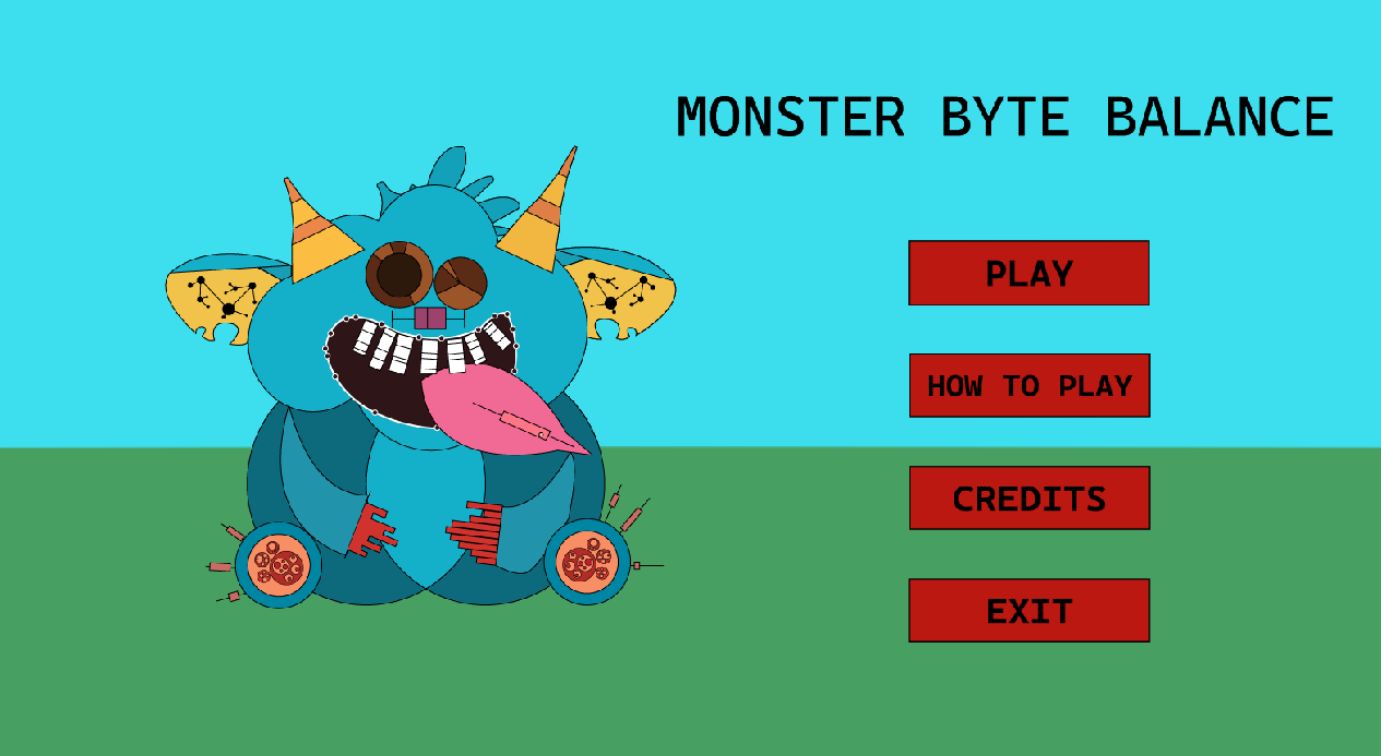 Main menu of Monster Byte Balance