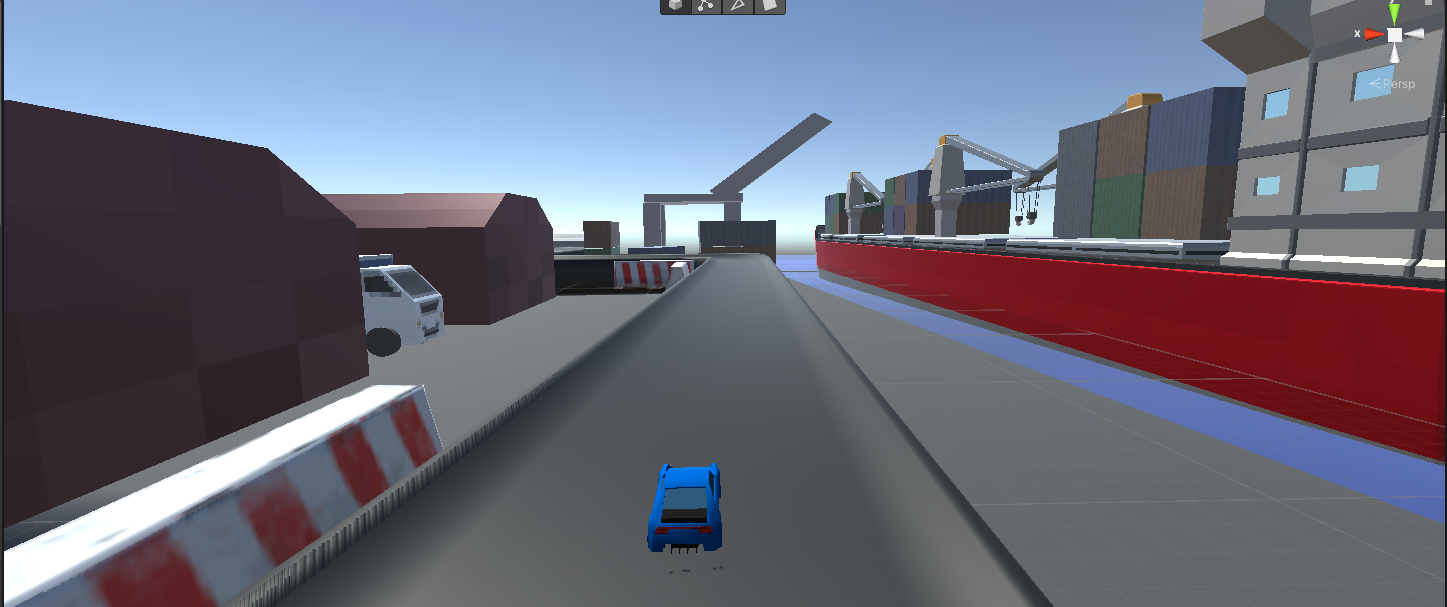 Player Start View of Final Level Design