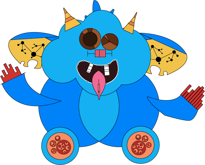 A "baby" Data Monster later determined to be needed for game progression