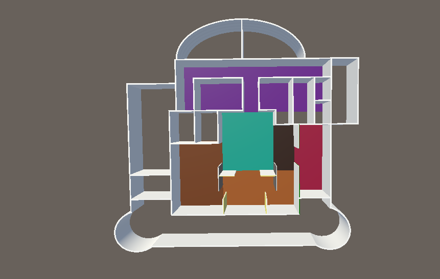 Floor placements in greybox for future texture applications