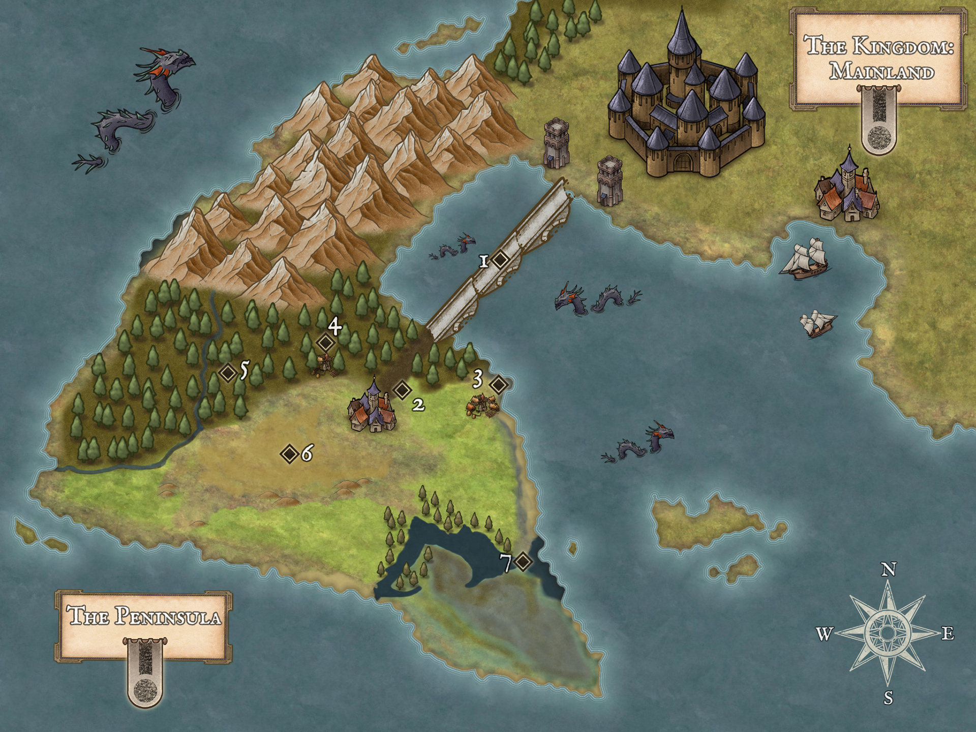 Finalized rough draft of map