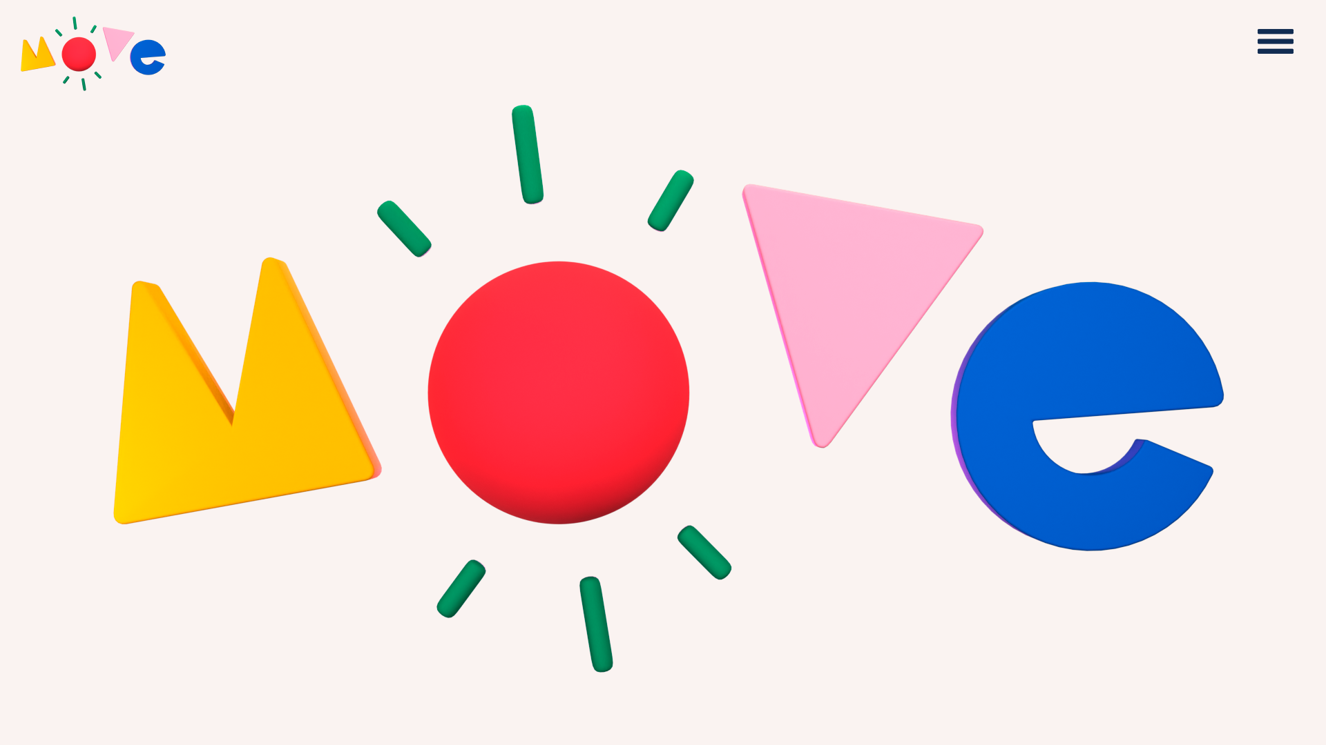 3d typography for Move Animation. 