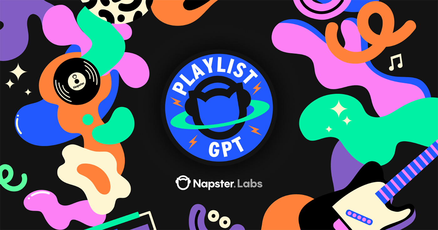 Napster Playlist GPT illustrations