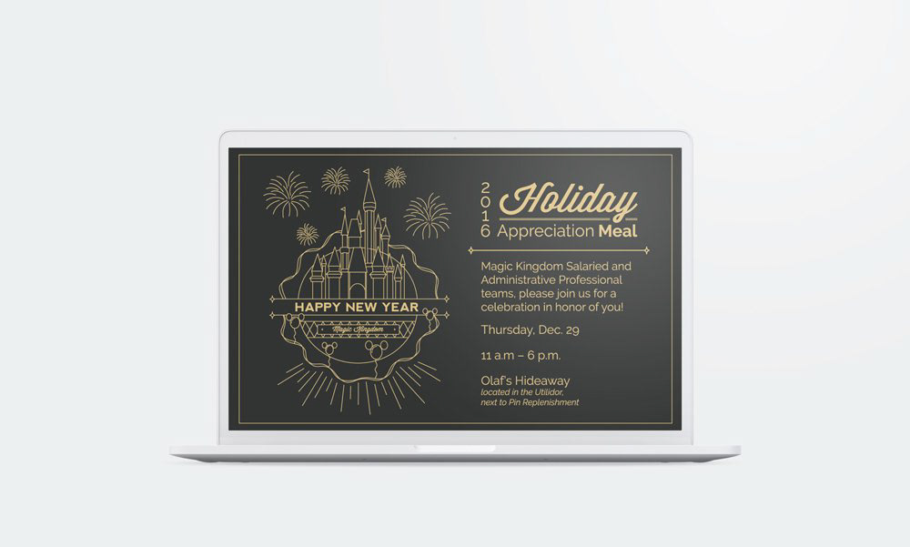 Email invitation sent to attendees
