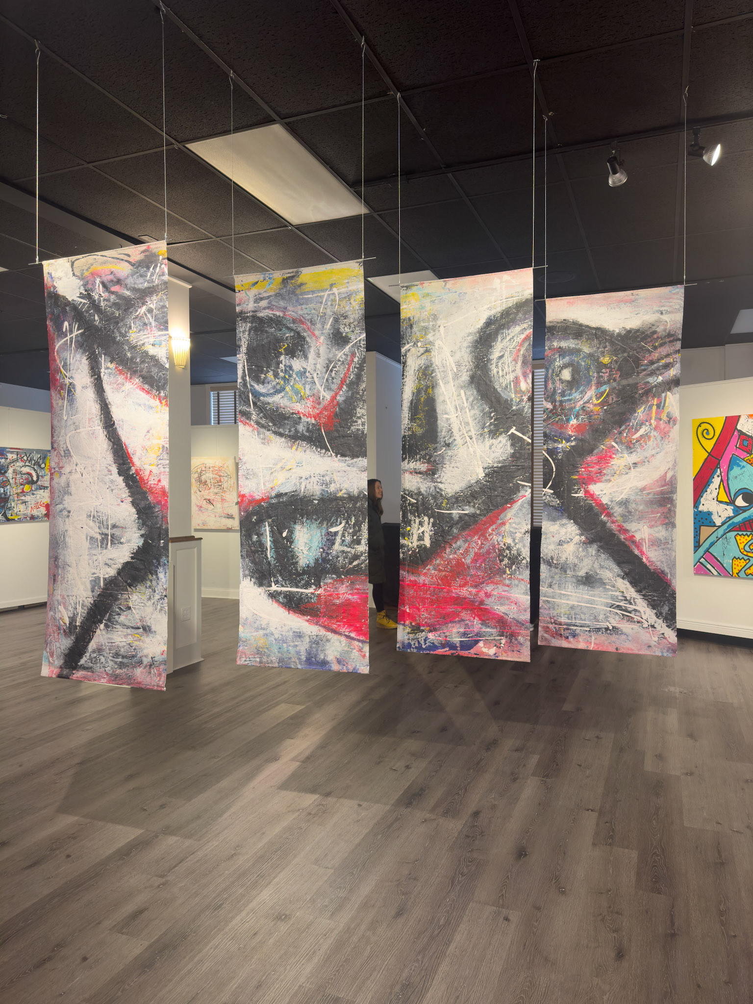 "Metamorphosis of the Canvas", 2024 / Art installation / Solo exhibition