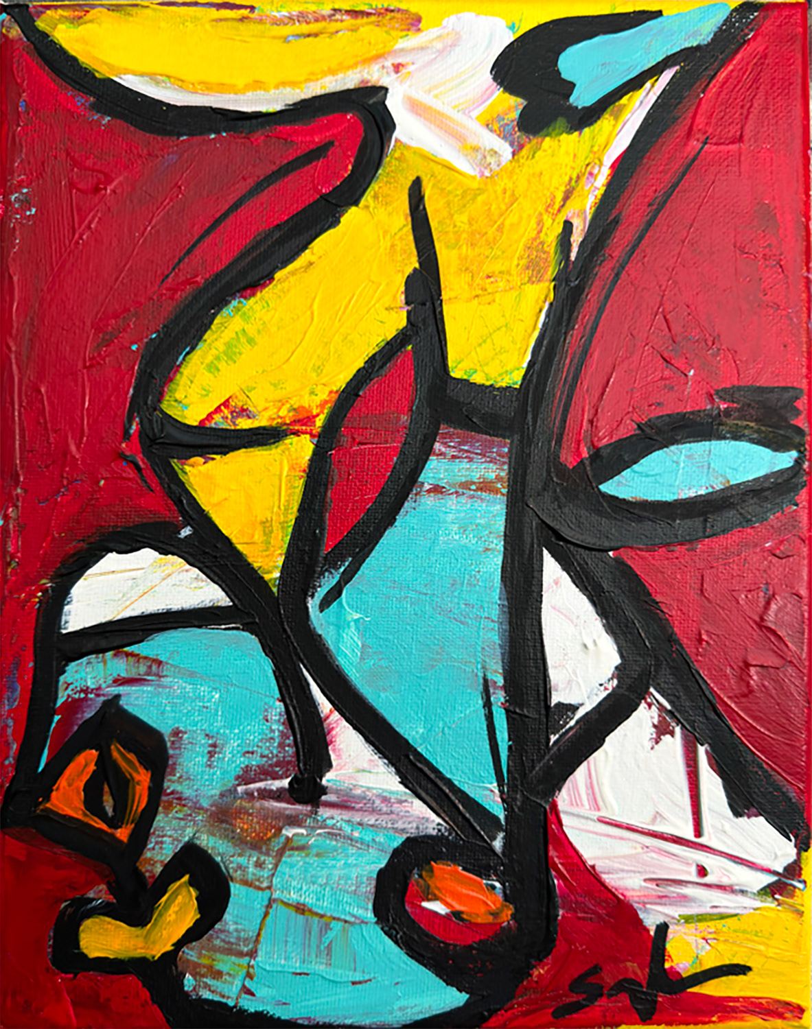 "Desire" 2019 / 10x8' / Acrylic on canvas
