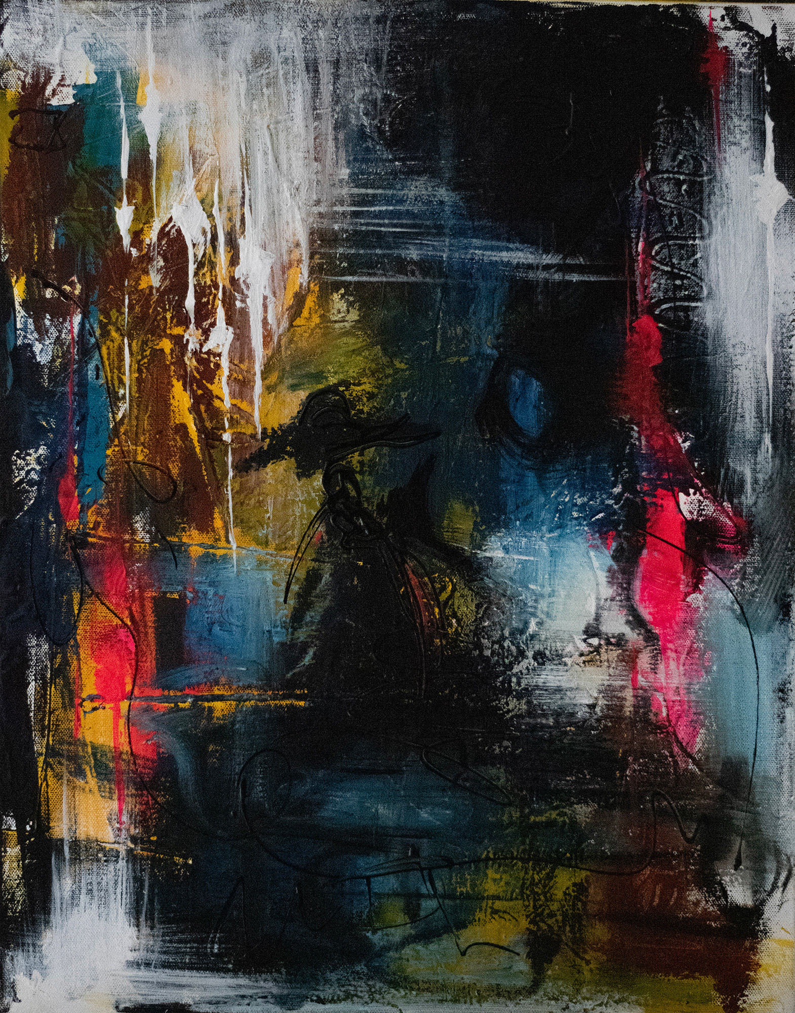 River Lady, 2024 / 16x20' / Mixed media