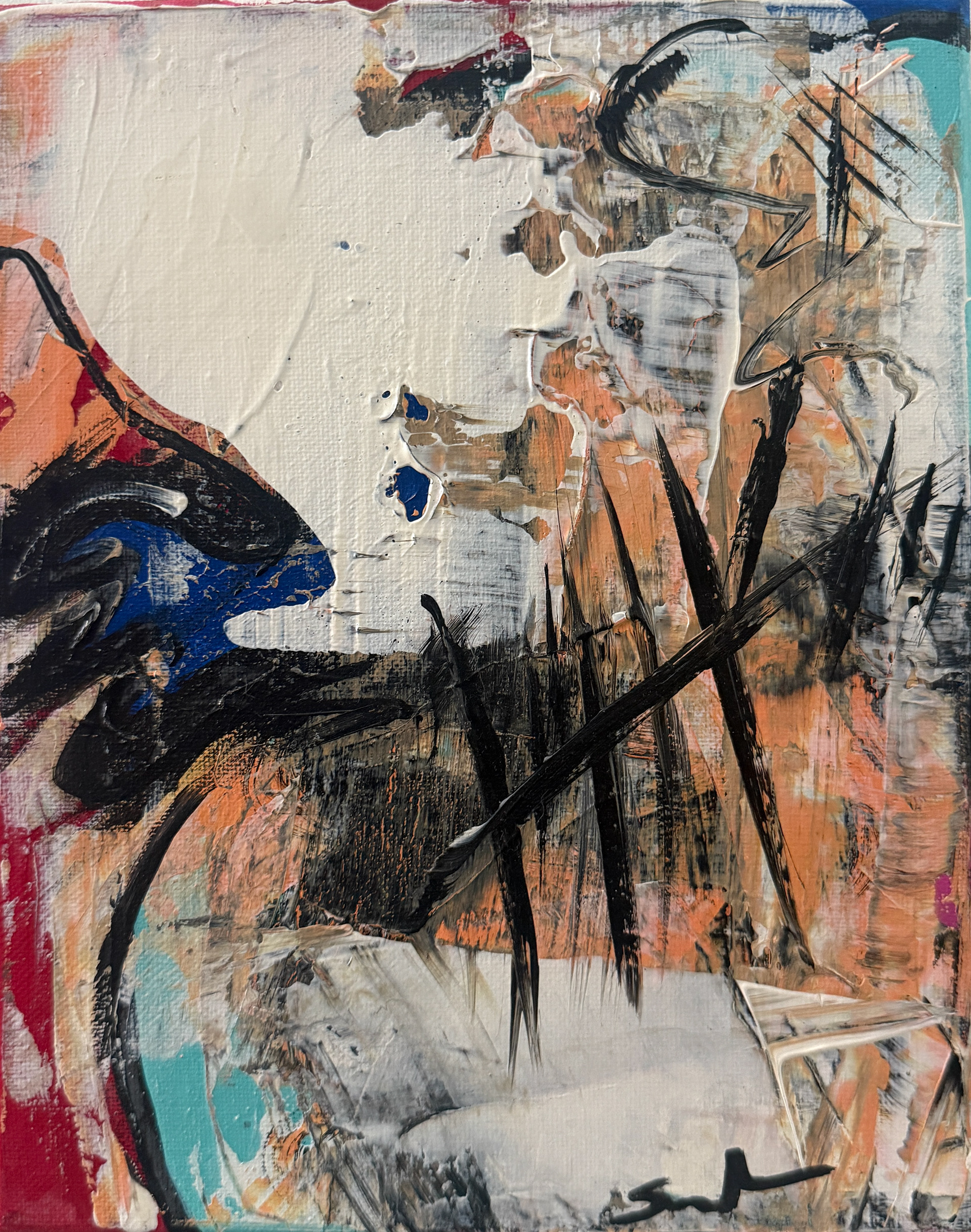"No.14" 2019 / 10x8' / Acrylic on canvas