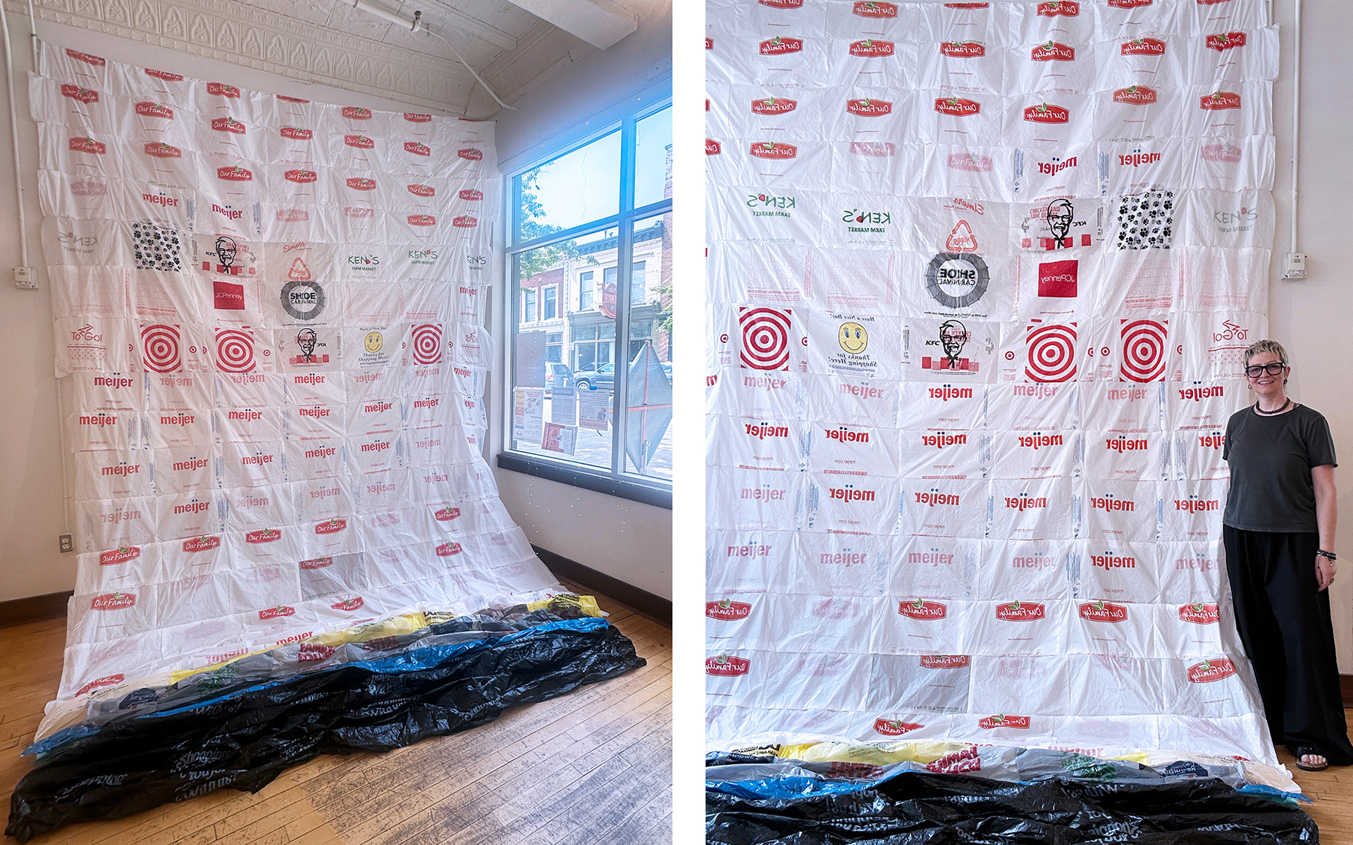  "Mantle of Modernity", 2024/Art installation/A group political art show: Save the Planet, Save the People!!!