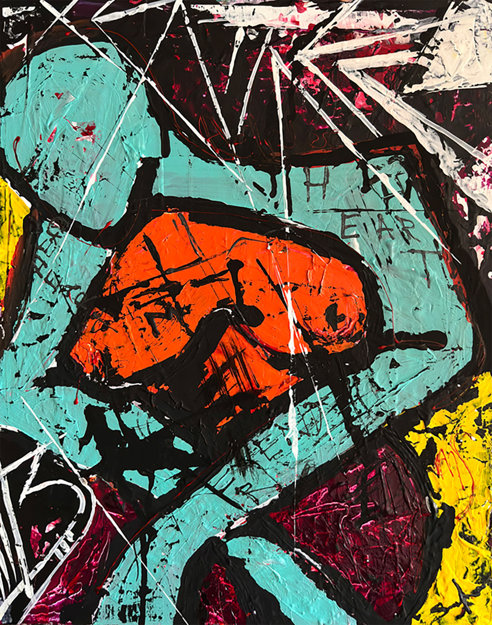 "INCONNU", 2022 / 16x20' / Mixed media